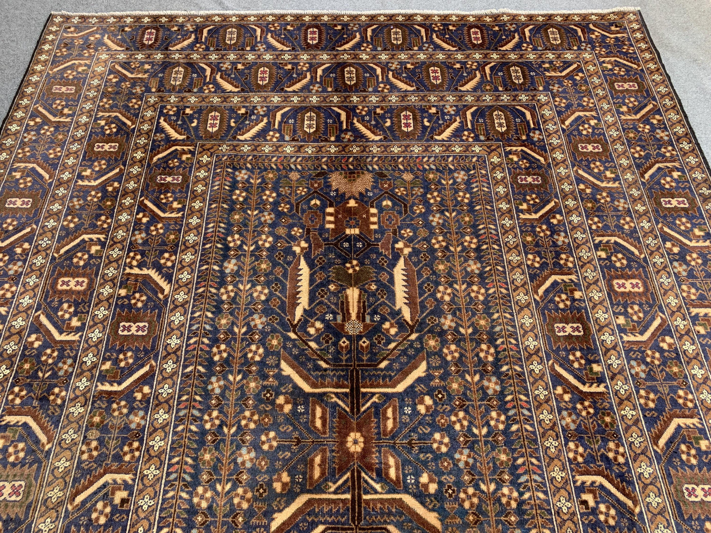 Antique Baluchi Rug 7x10 Ft Afghan Hand Knotted Wool Rug, One of s kind Vintage Rug, Oriental Rug, Tribal Rug, Bedroom Rug, Living Room Rug.