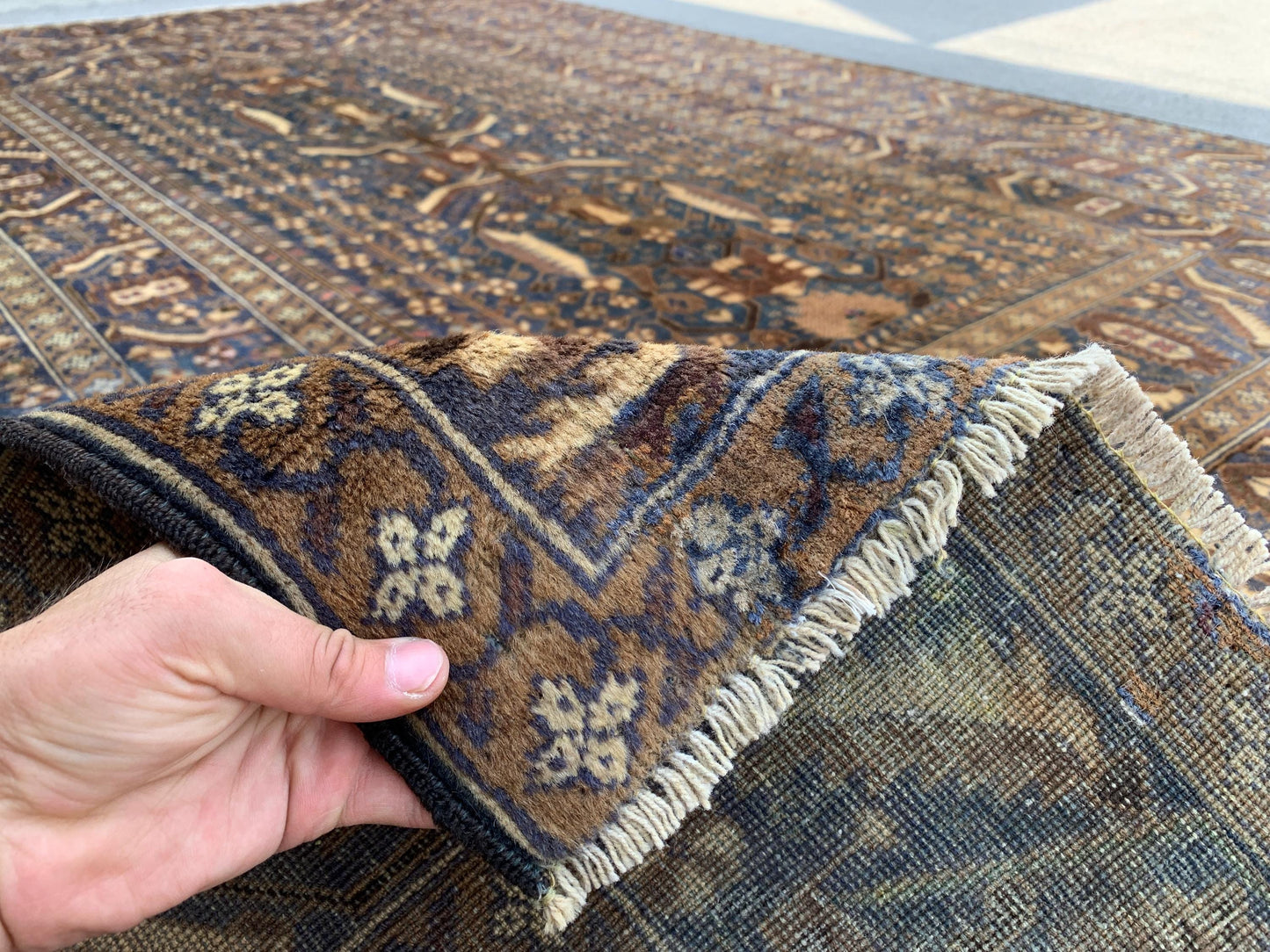 Antique Baluchi Rug 7x10 Ft Afghan Hand Knotted Wool Rug, One of s kind Vintage Rug, Oriental Rug, Tribal Rug, Bedroom Rug, Living Room Rug.