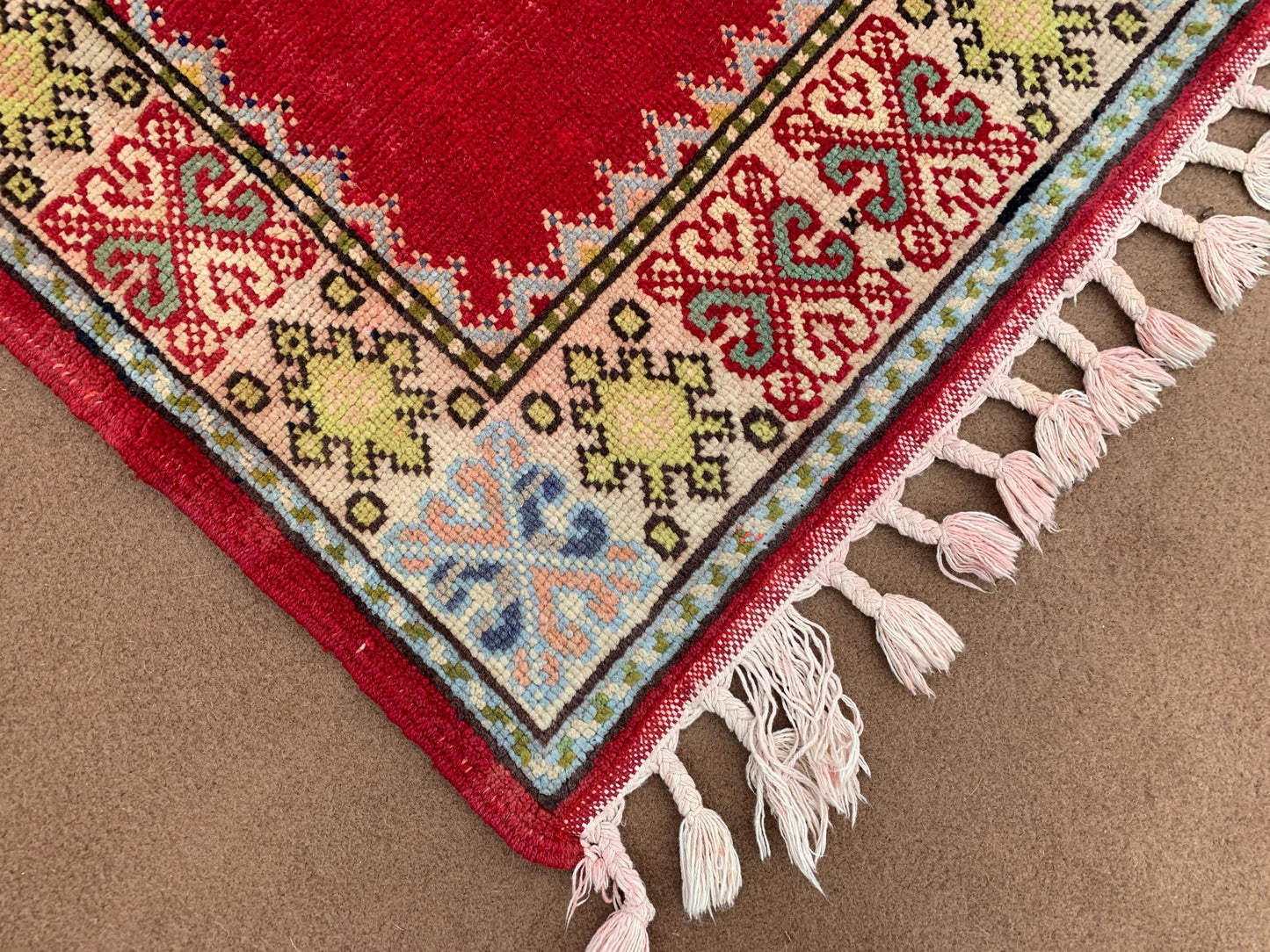 2x4 Small Rug, Afghan Handmade Rug, Geometric Area Rug, Vintage Rug, Oriental Rug, Tribal Rug, Small Gift Rug, Rugs for Bedroom Hallway Rug.
