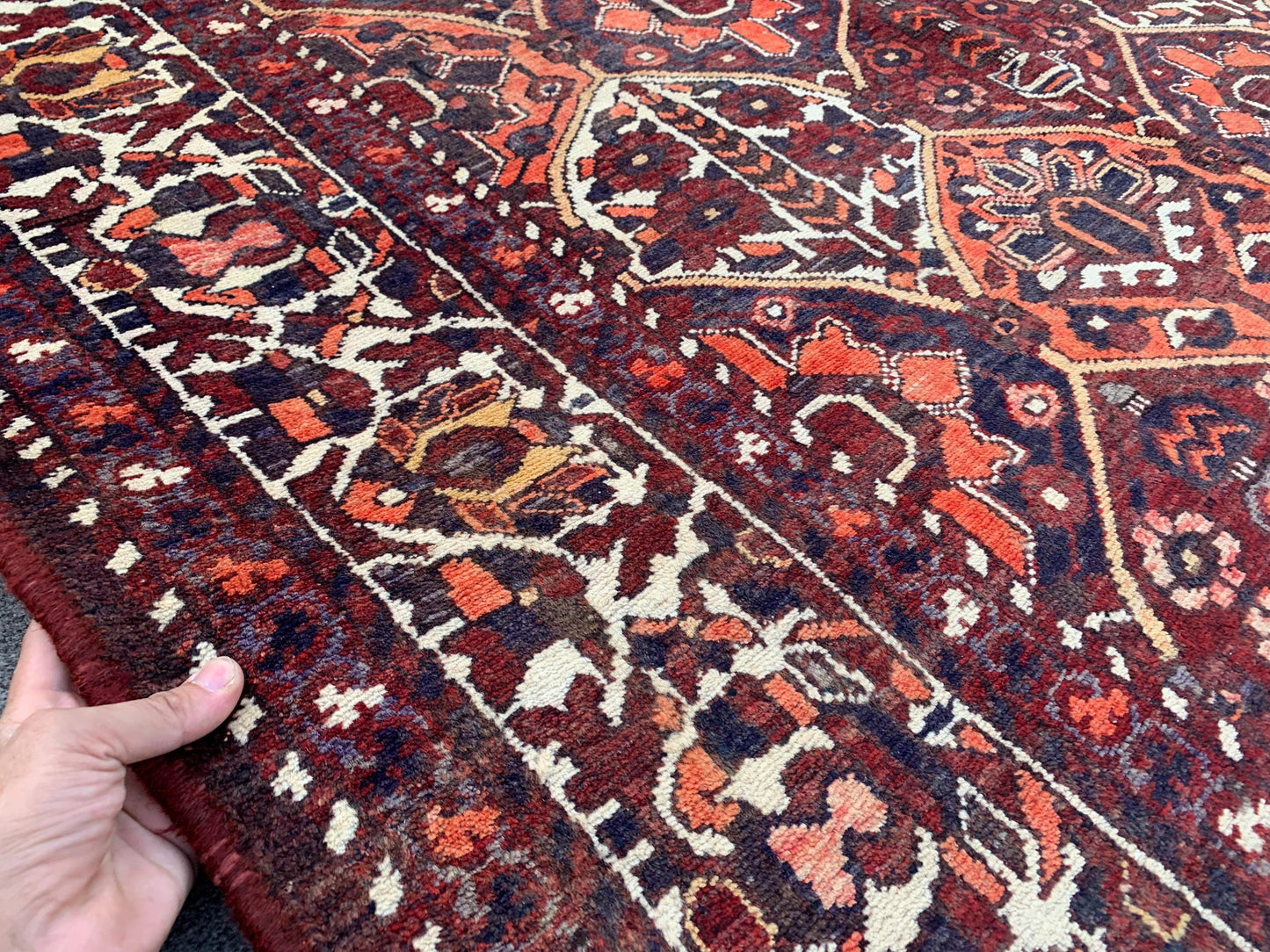 5x10 Ft Vintage Rug, Tree Floral design Rug, Afghan Hand Knotted Wool Rug, Oriental Turkmen Rug, Antique Tribal Rug, Bedroom Living Room Rug