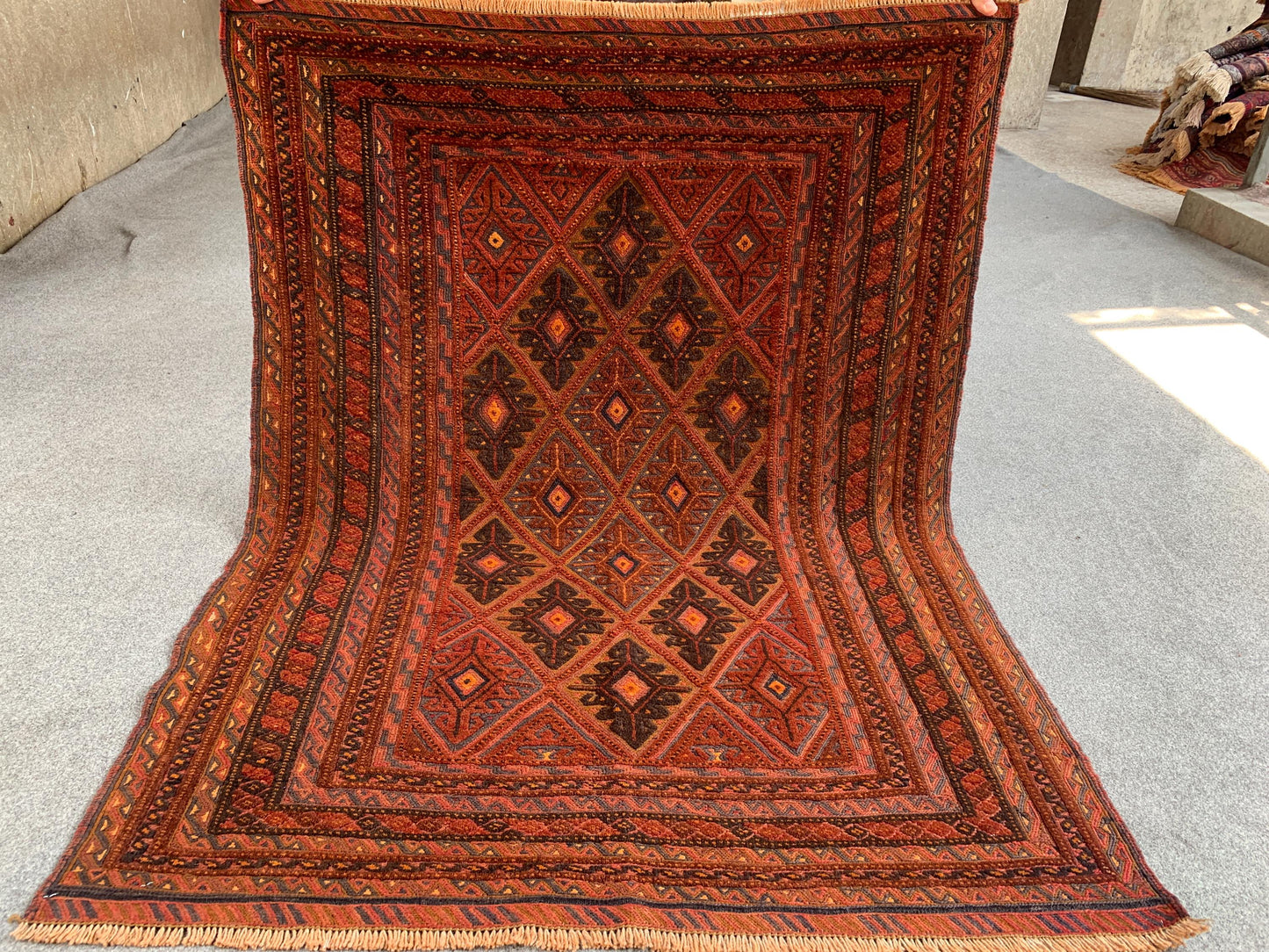 Amazing Vintage kilim Rug, Afghan Hand Knotted kilim Rug, Mashwani kilim Rug, Geometric Area Rug, Oriental Wool Rug, Bedroom Rug Hallway Rug