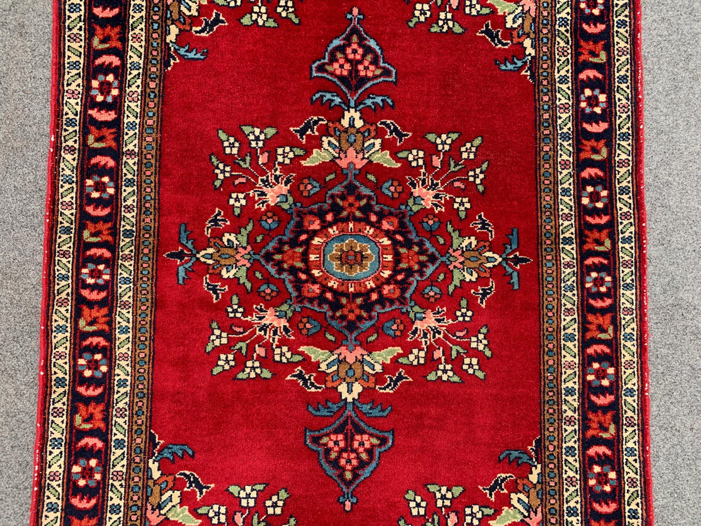 2x4 Ft Vintage Red Rug, Afghan Hand knotted Wool Rug, Geometric Area Rug, Oriental Rug Amazing Rug, Small Hallway Rug, Small Kitchen Rug etc