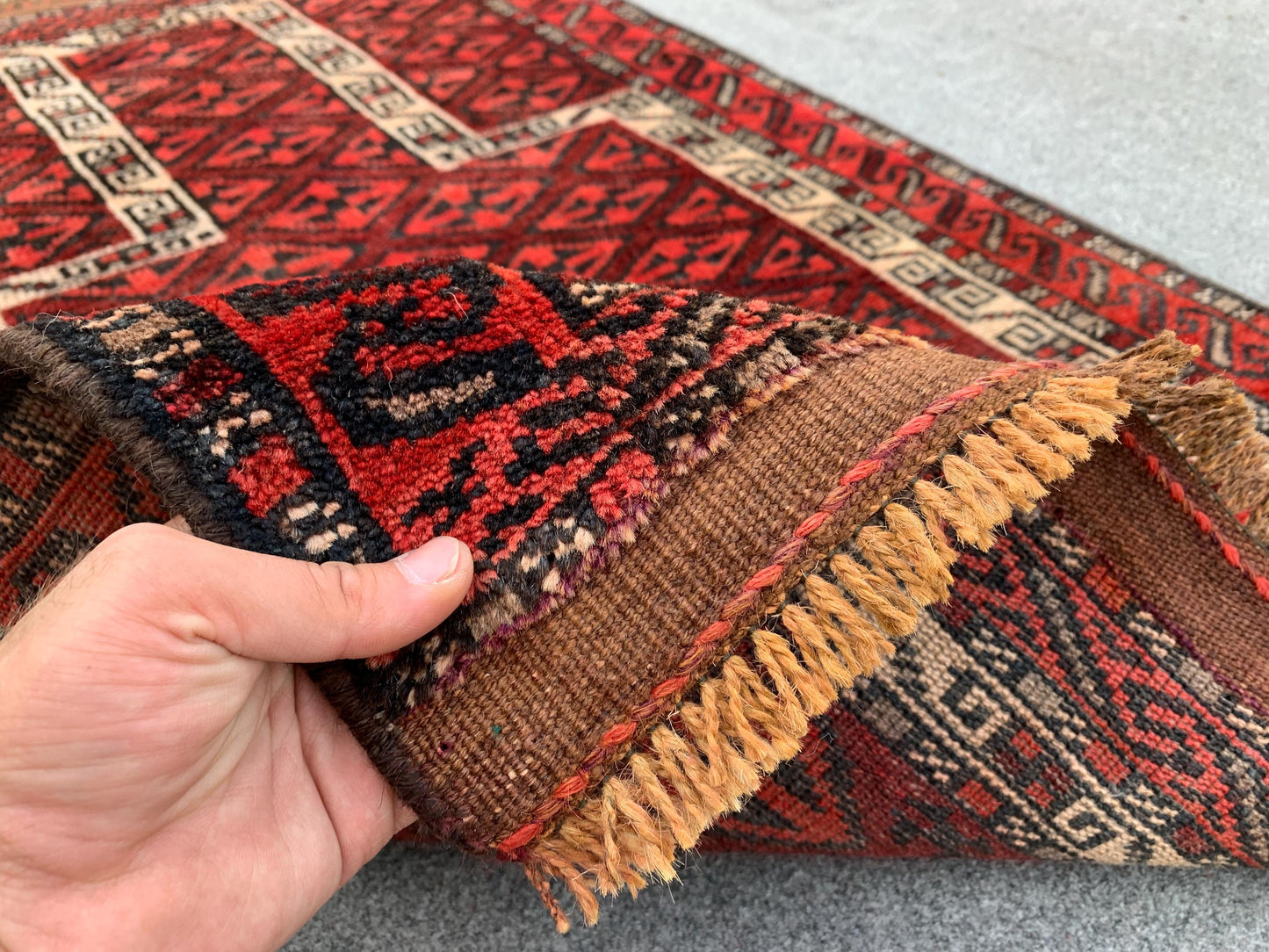 3x4 Ft Antique Prayer Rug, Afghan Hand Knotted Prayer Rug, Oriental Wool Rug, Muslim Prayer Rug, Turkmen Prayer Rug, Vintage Prayer Rug etc.