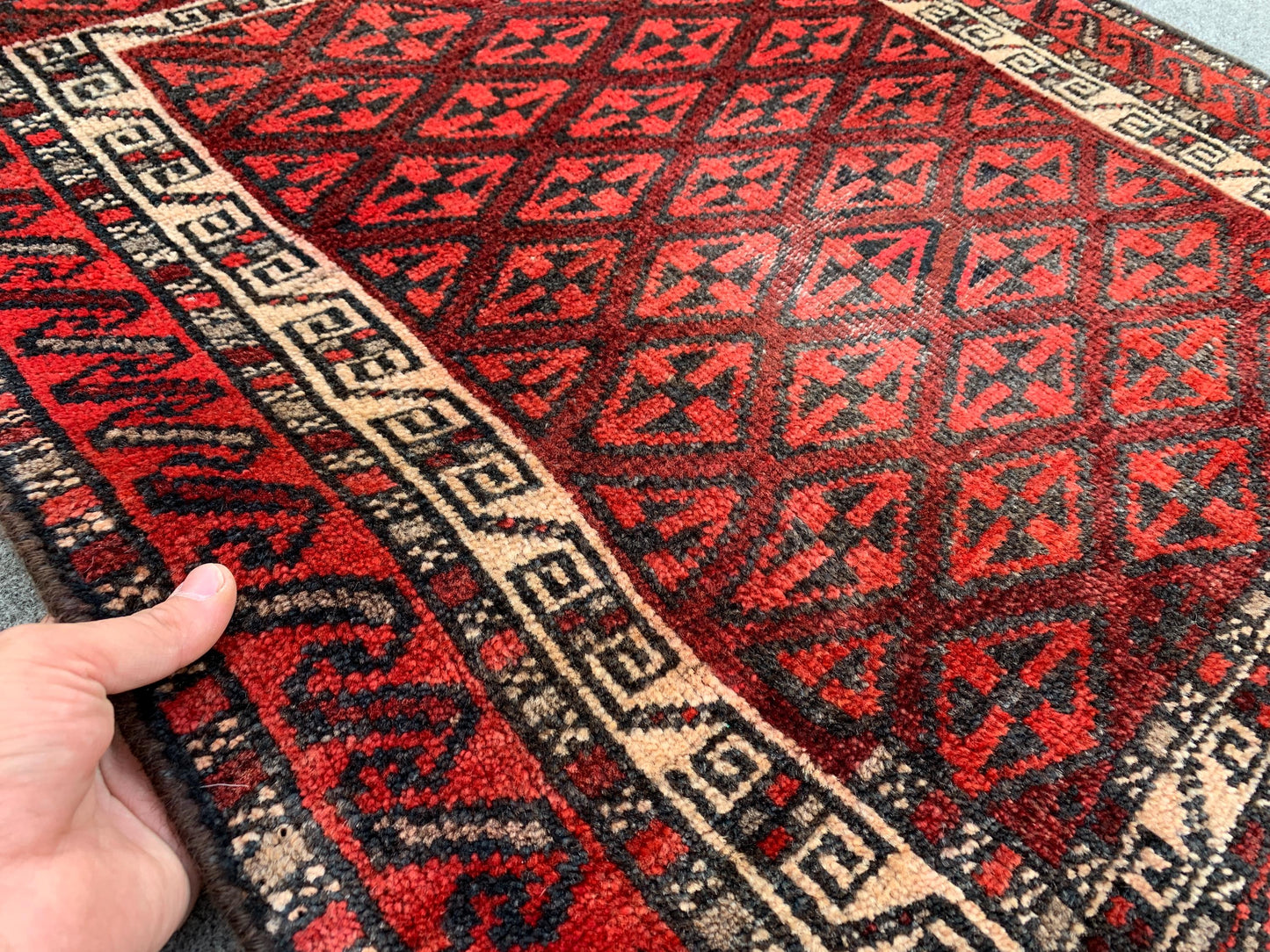 3x4 Ft Antique Prayer Rug, Afghan Hand Knotted Prayer Rug, Oriental Wool Rug, Muslim Prayer Rug, Turkmen Prayer Rug, Vintage Prayer Rug etc.
