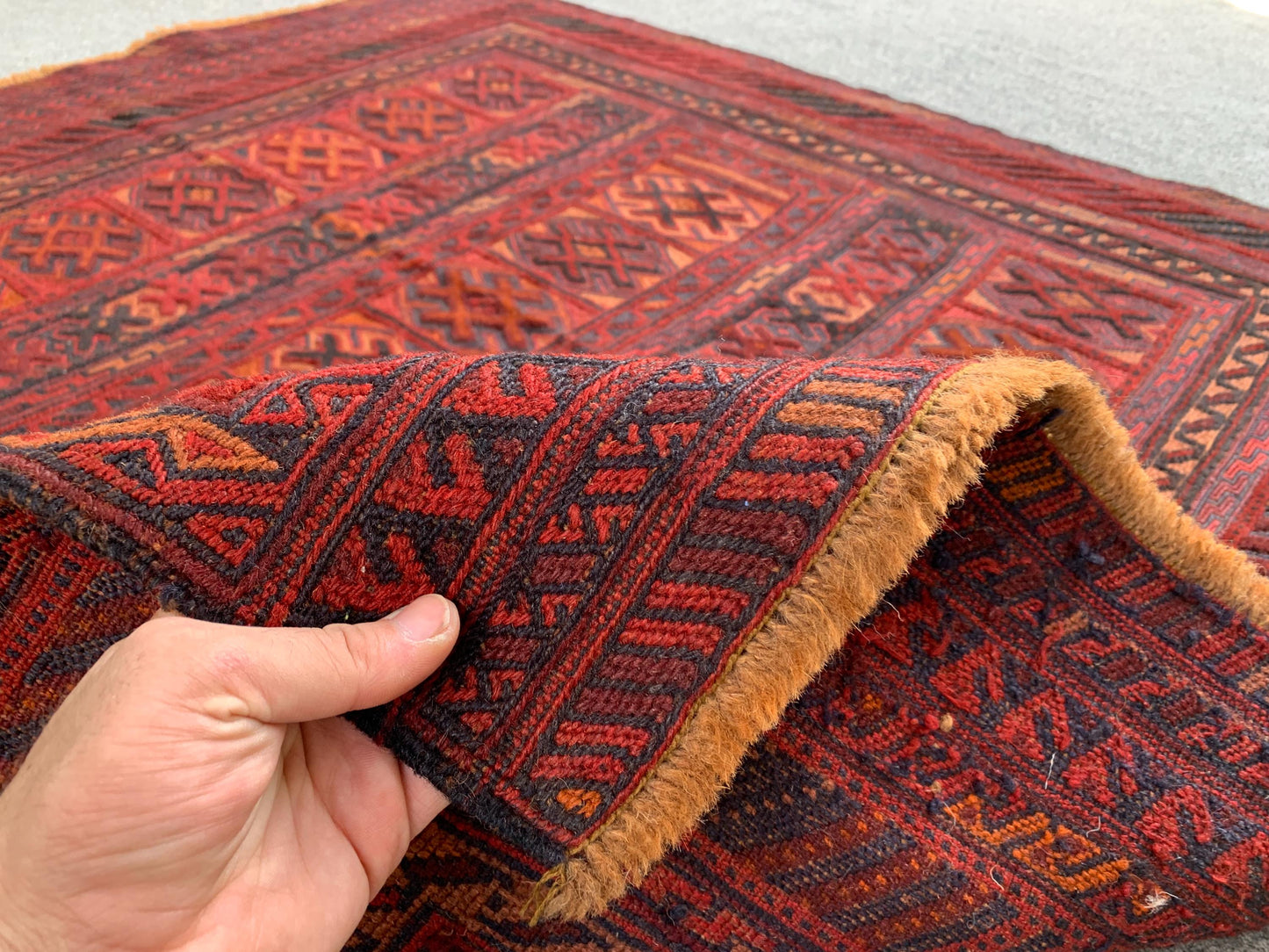 4x4 Ft Amazing Afghan kilim Rug, Hand knotted Herati kilim Rug, Barjasta design Rug, Oriental kilim Rug, Rugs for Bedroom Rug, Hallway Rug.