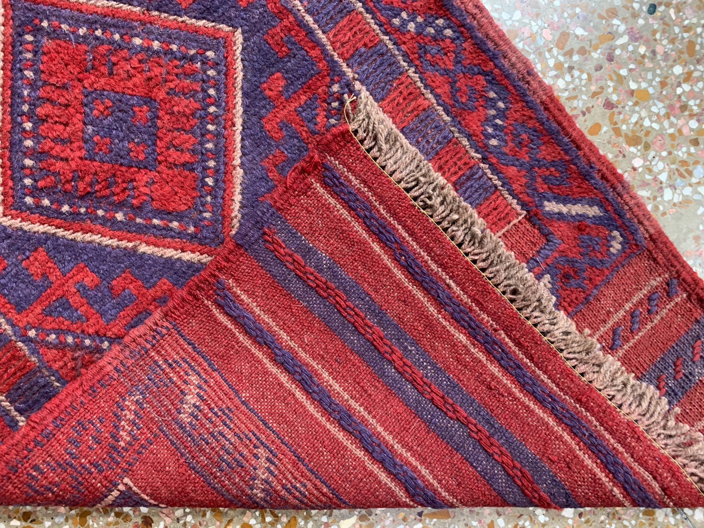 Runner Rug, 2x8 Ft Afghan Hand Knotted Runner Rug, Mashwani Runner Rug, Vintage Geometric Runner Rug, Oriental Wool Rug, Hallway Runner Rug.