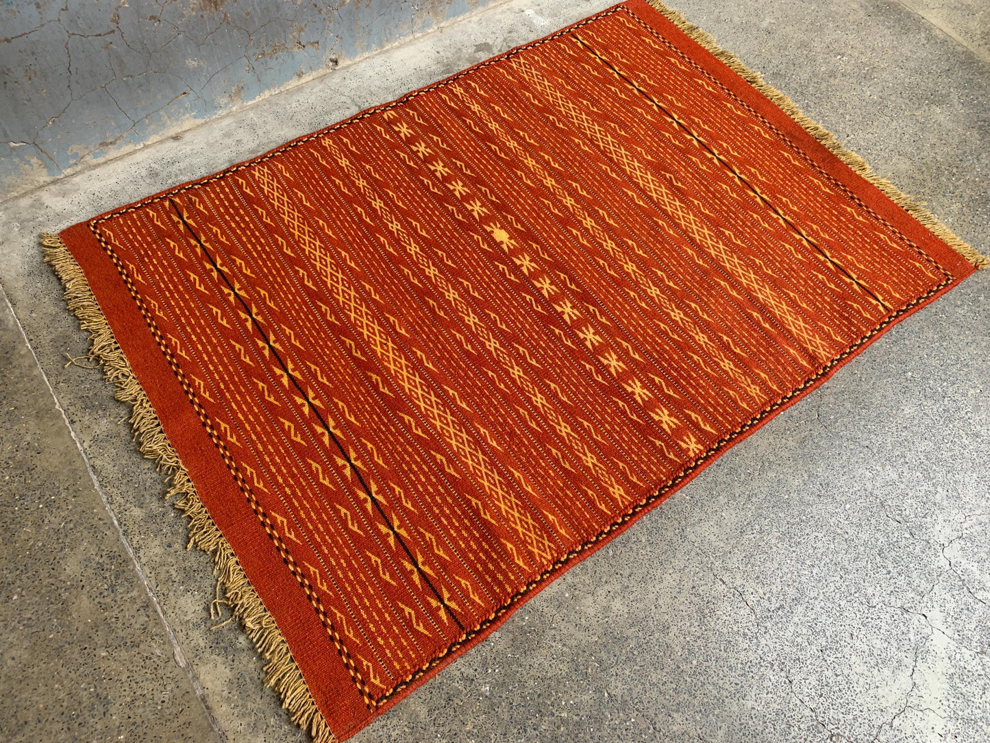 3x5 Vintage kilim Rug, Laghari design kilim Rug, Afghan Handmade kilim Rug, Flatweave kilim Rug, Oriental Rug, Rugs for Bedroom Hallway Rug.