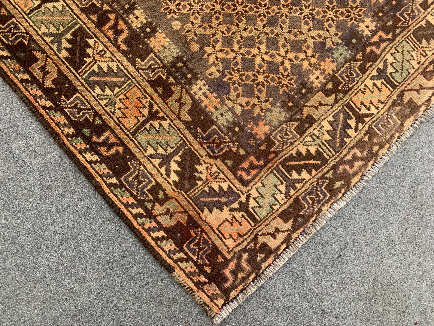 7x10 Ft Antique Caucasian Rug, Hand knotted Wool Rug, Vintage Afghan Rug, Tribal Oriental Rug, Home Decor Rug, Bedroom Rug, Living Room Rug.