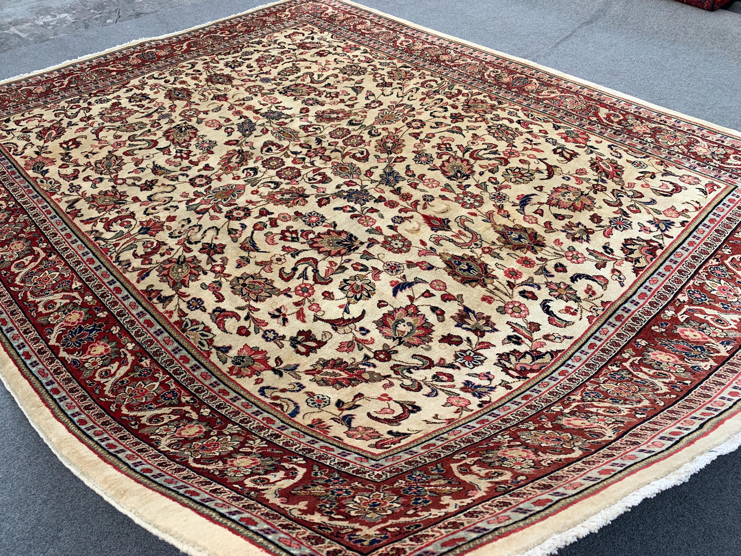 Amazing Afghan High Quality Rug 8x10 Ft Natural Hand Knotted Wool Rug, Florals design Rug, Good Pile Vintage Rug Bedroom Rug Living Room Rug