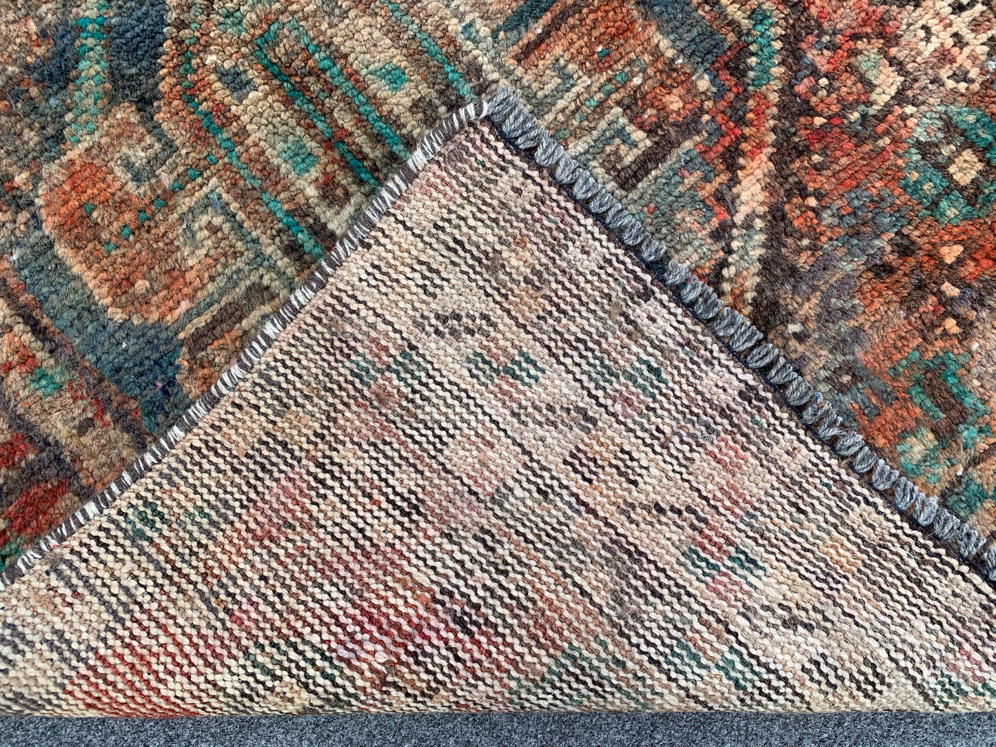 2x5 Ft Antique Runner Rug, Afghan Hand Knotted Runner Rug, Vintage Runner Rug, Oriental Wool Rug, One of a kind Rug, Bedroom Rug Hallway Rug