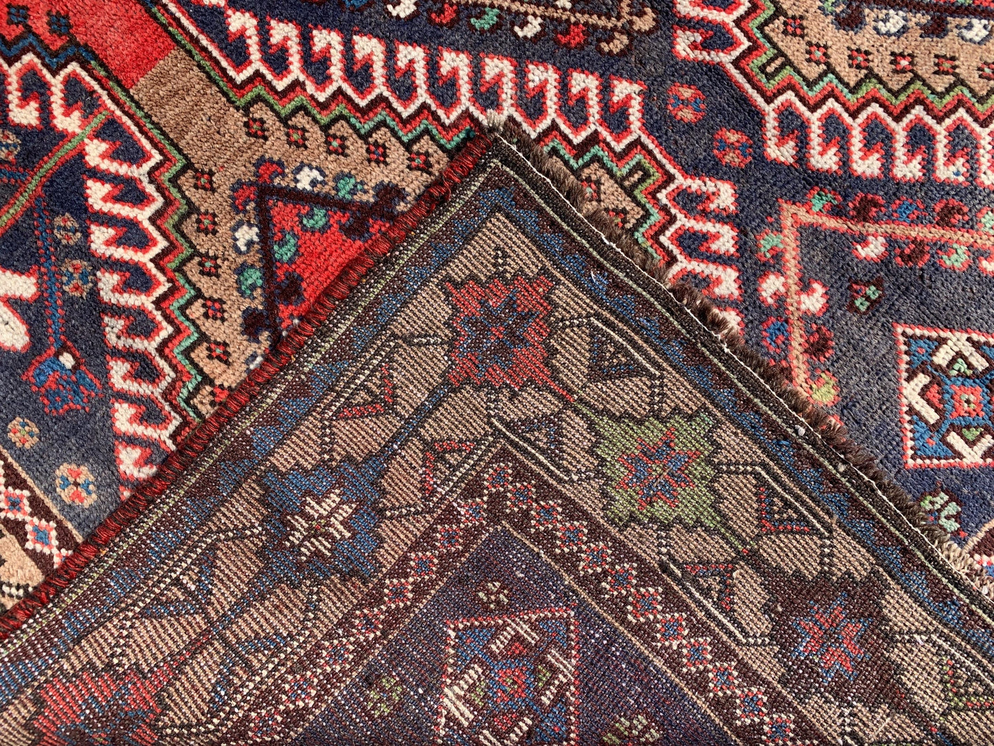 5x9 Ft Amazing Antique Rug, Afghan Handmade Wool Rug, Caucasian design Rug, Geometric Area Rug, Oriental Wool Rug, Bedroom Living Room Rug.
