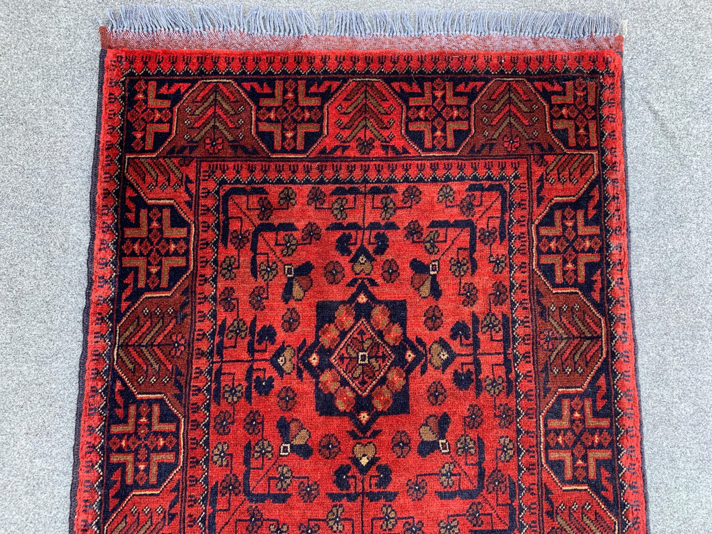 3x5 Ft Vintage Bukhara Rug, Afghan Handmade Wool Rug, Khal Muhammadi Rug, Oriental Rug, Home Decor Rug, Rugs for Bedroom Kitchen Hallway Rug