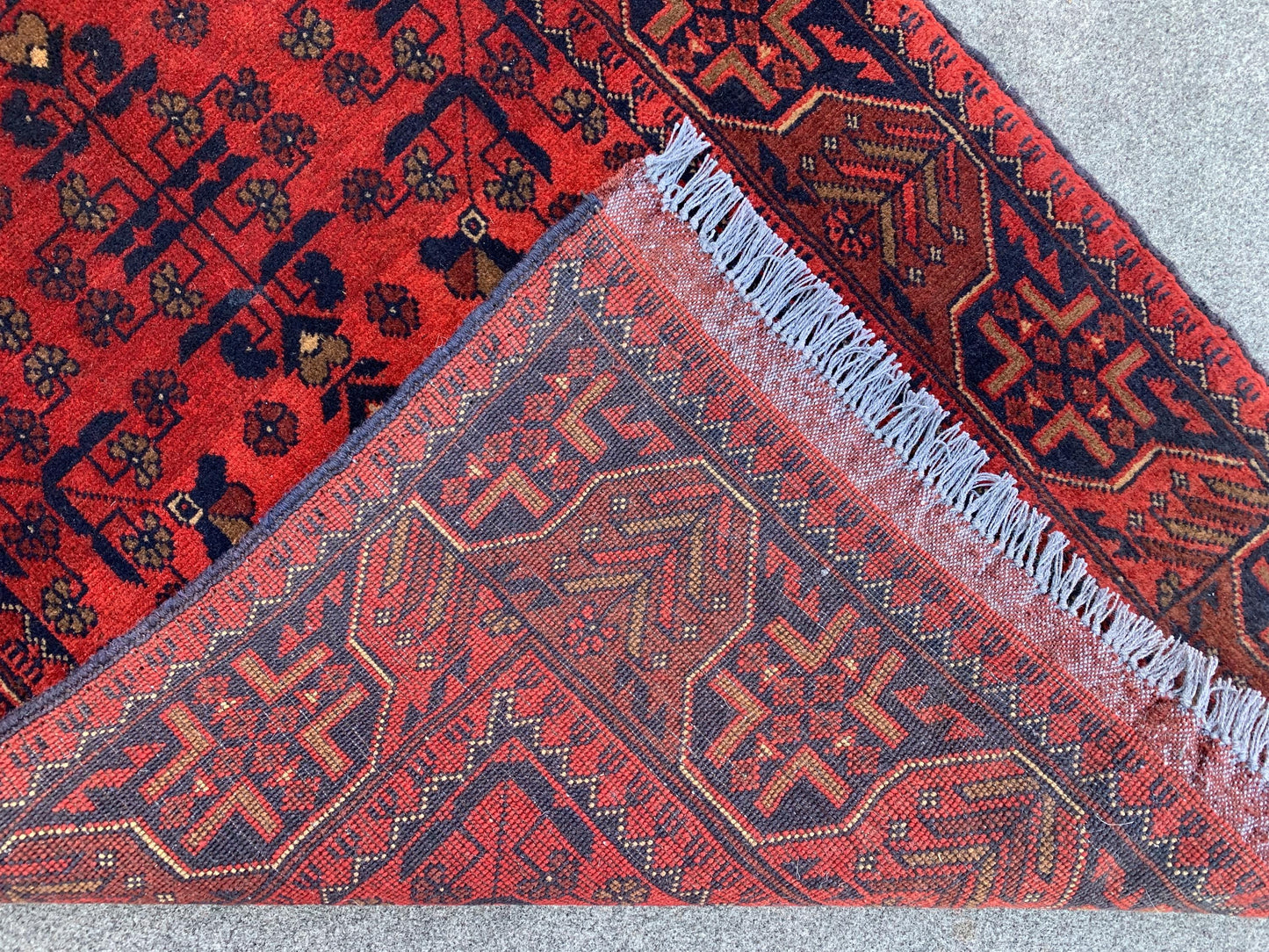 3x5 Ft Vintage Bukhara Rug, Afghan Handmade Wool Rug, Khal Muhammadi Rug, Oriental Rug, Home Decor Rug, Rugs for Bedroom Kitchen Hallway Rug