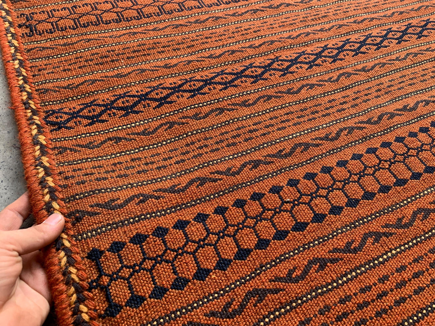 3x5 Ft Antique kilim Rug, Afghan Handmade kilim Rug, Laghari design kilim Rug, Flatweave Oriental kilim Rug, Rugs for Kitchen Hallway Rug.