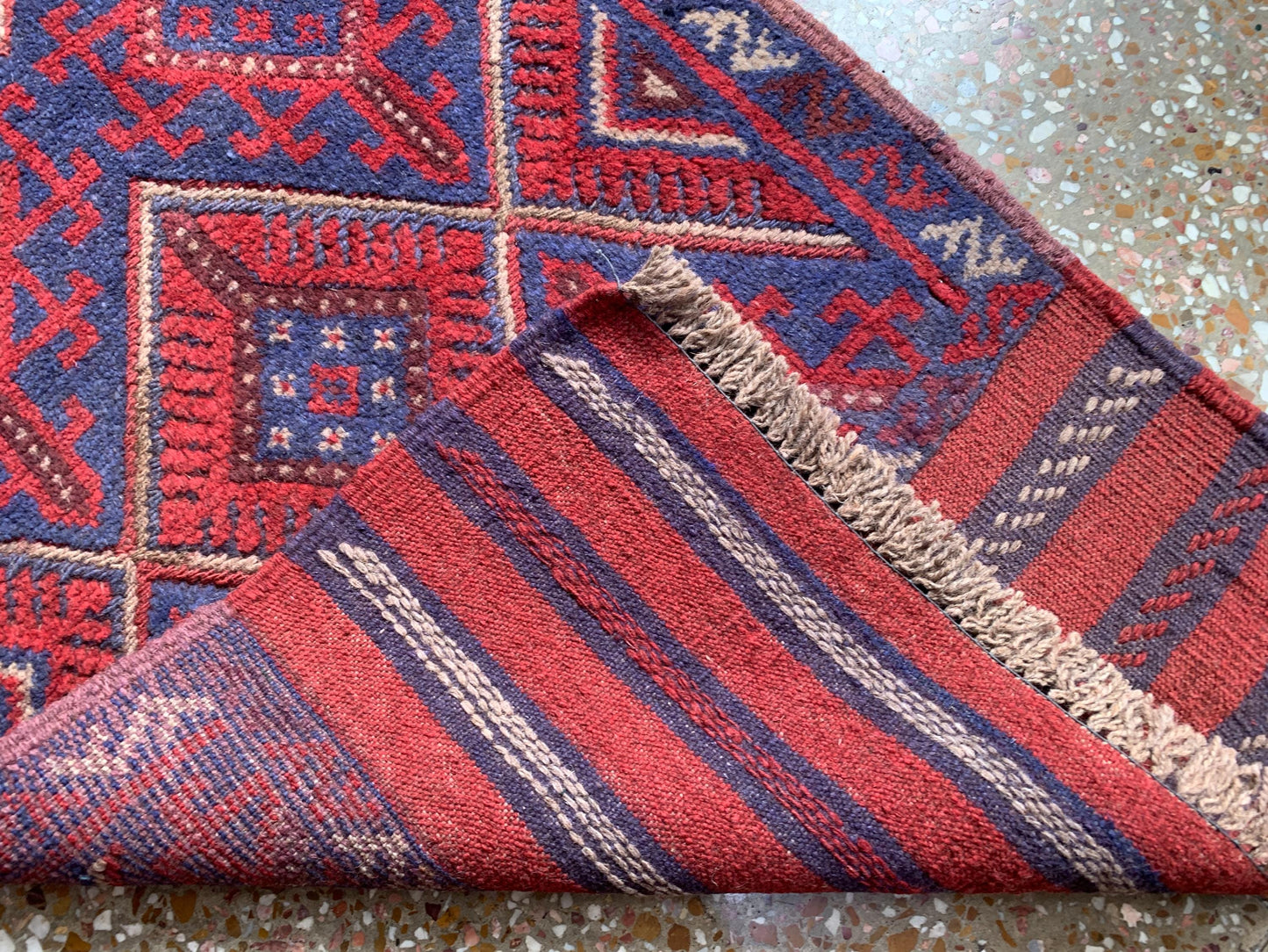 2x8 Ft Vintage Runner Rug, Afghan Hand Knotted Runner Rug, Mashwani Runner Rug, Geometric Area Rug, Oriental Wool Rug, Hallway Runner Rug.