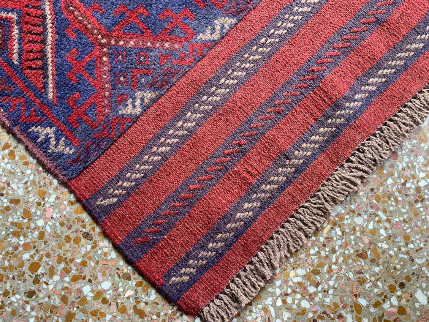 2x8 Ft Vintage Runner Rug, Afghan Hand Knotted Runner Rug, Mashwani Runner Rug, Geometric Area Rug, Oriental Wool Rug, Hallway Runner Rug.