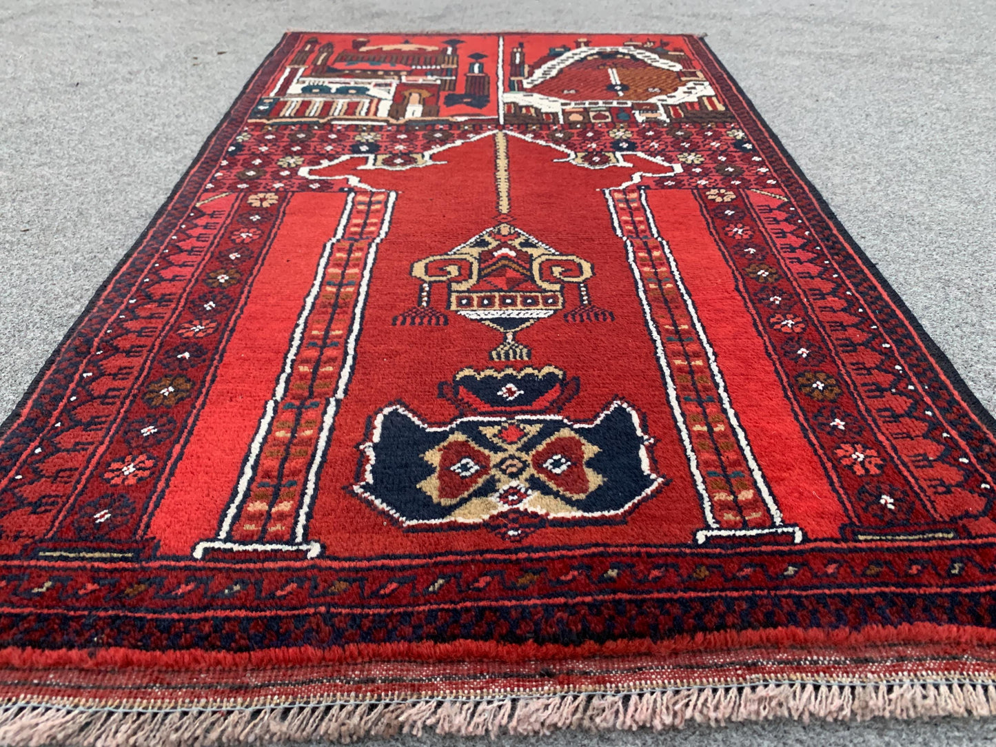 Amazing Small Prayer Rug 2x3 Ft Hand Knotted Prayer Rug, High Quality Beljik Rug, Afghan Prayer Rug, Vintage Wool Rug, Muslim Prayer Rug etc