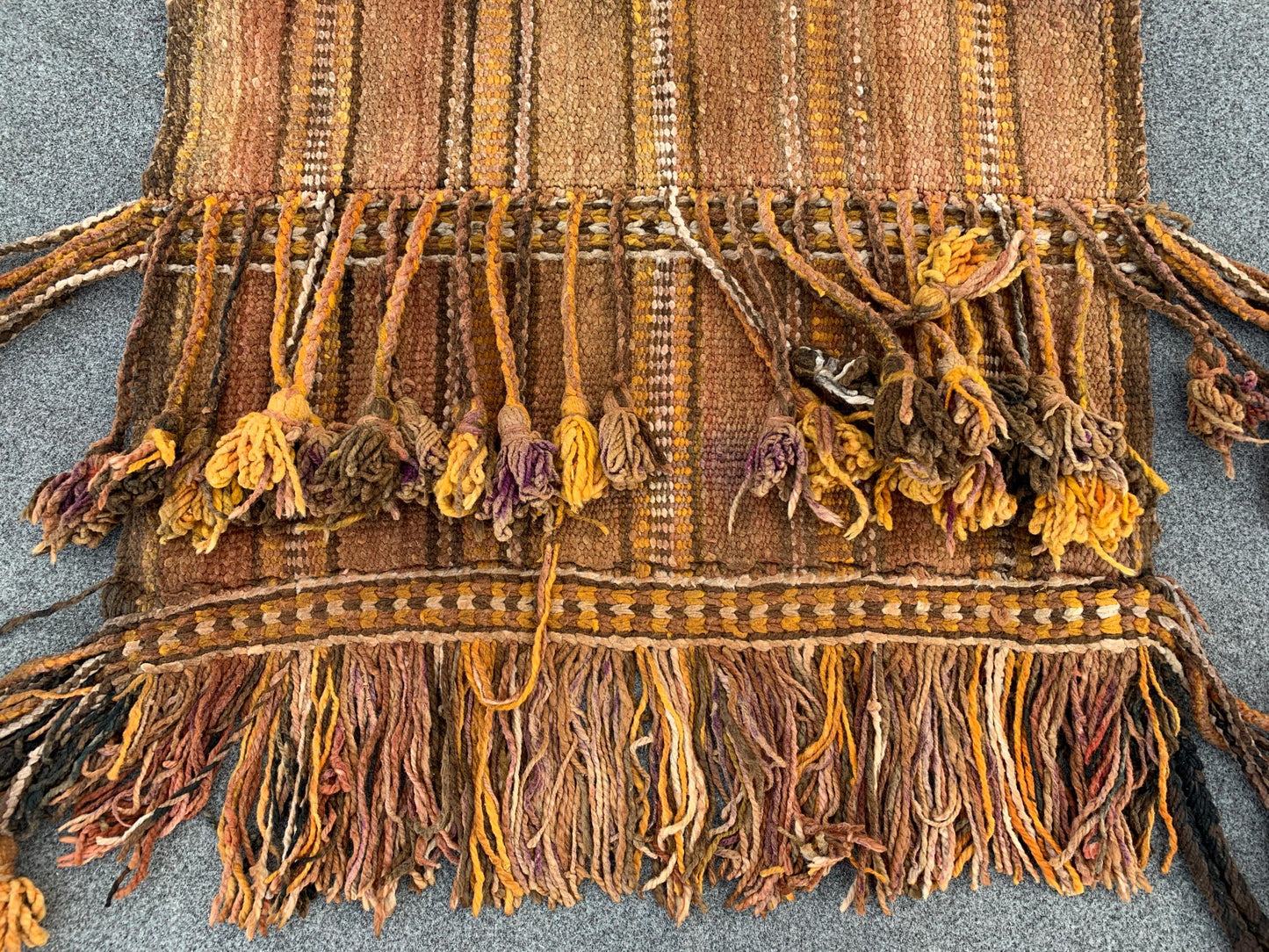 Antique Wall Hanging Rug, 2x2 Ft Afghan Jalar Rug, Hand knotted Vintage Wool Rug, Turkmen Jalar Rug, Wall Decor Rug, Oriental Area Rug etc.