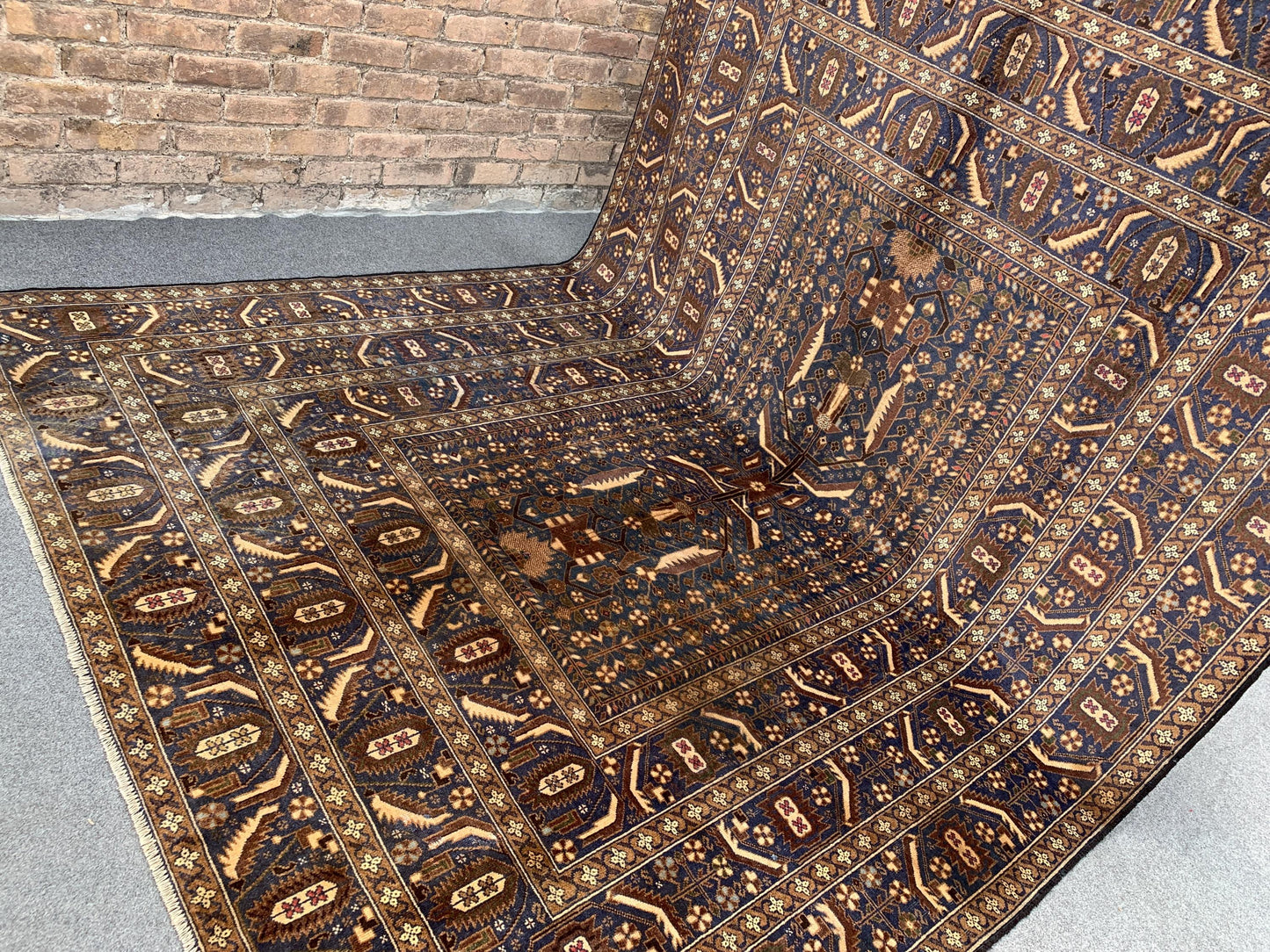 Antique Baluchi Rug 7x10 Ft Afghan Hand Knotted Wool Rug, One of s kind Vintage Rug, Oriental Rug, Tribal Rug, Bedroom Rug, Living Room Rug.