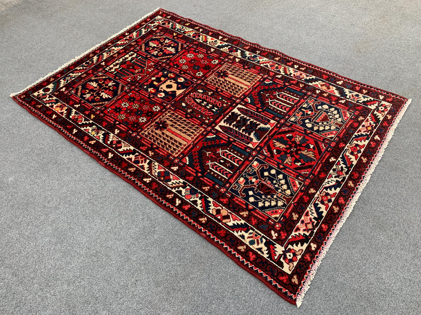 5x7 Ft Amazing Vintage Rug, Afghan Hand Knotted Wool Rug, Oriental Turkmen Rug, Antique Tribal Rug, Home Decor Rug, Bedroom Living Room Rug.