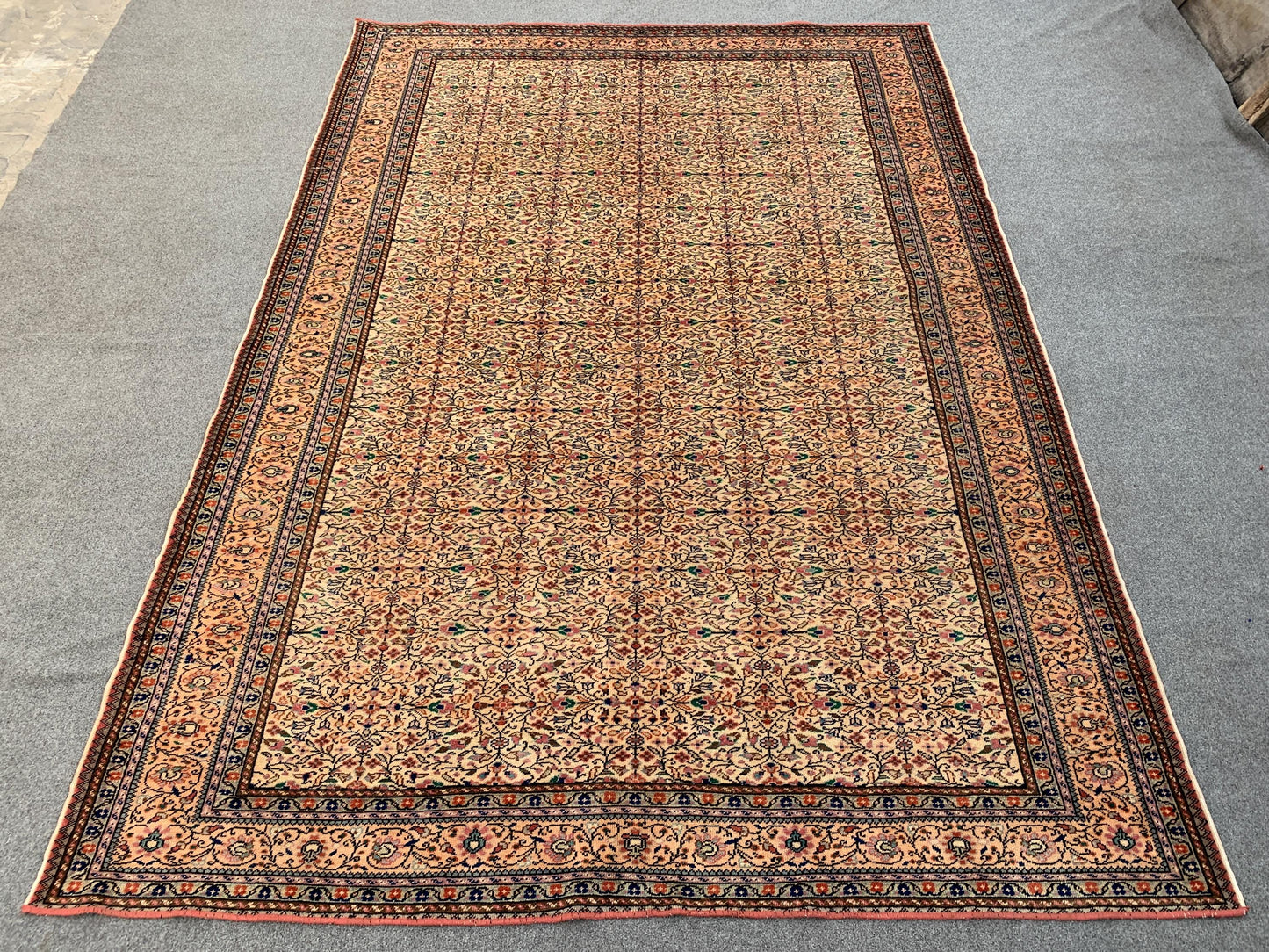 Amazing Turkish Rug, 6x9 Ft Hand knotted Vintage Wool Rug, Good Quality Turkish Rug, Home Decoration Rug, Dining Table Rug, Living Room Rug.