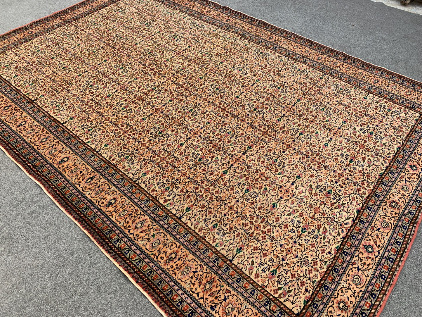 Amazing Turkish Rug, 6x9 Ft Hand knotted Vintage Wool Rug, Good Quality Turkish Rug, Home Decoration Rug, Dining Table Rug, Living Room Rug.