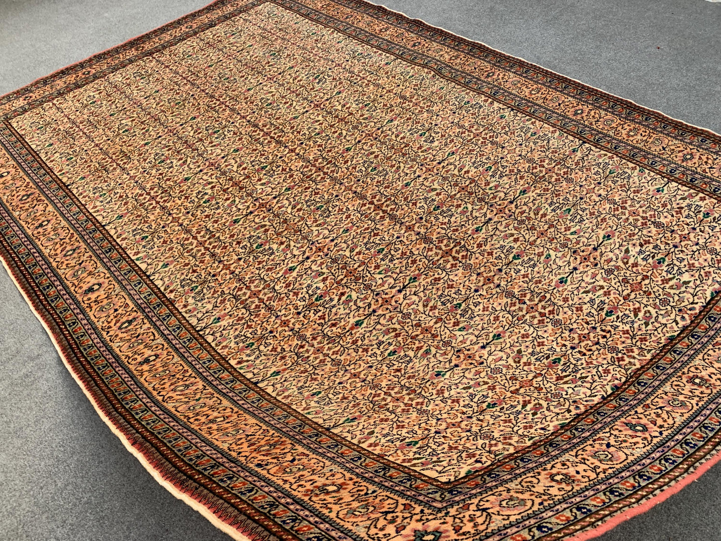 Amazing Turkish Rug, 6x9 Ft Hand knotted Vintage Wool Rug, Good Quality Turkish Rug, Home Decoration Rug, Dining Table Rug, Living Room Rug.