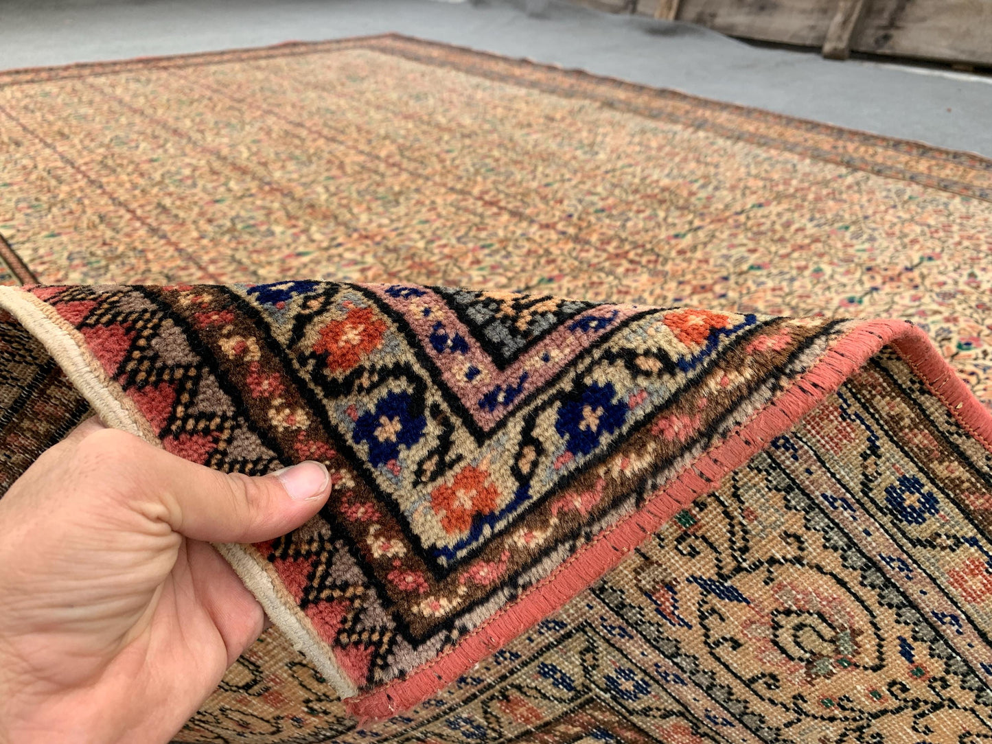 Amazing Turkish Rug, 6x9 Ft Hand knotted Vintage Wool Rug, Good Quality Turkish Rug, Home Decoration Rug, Dining Table Rug, Living Room Rug.