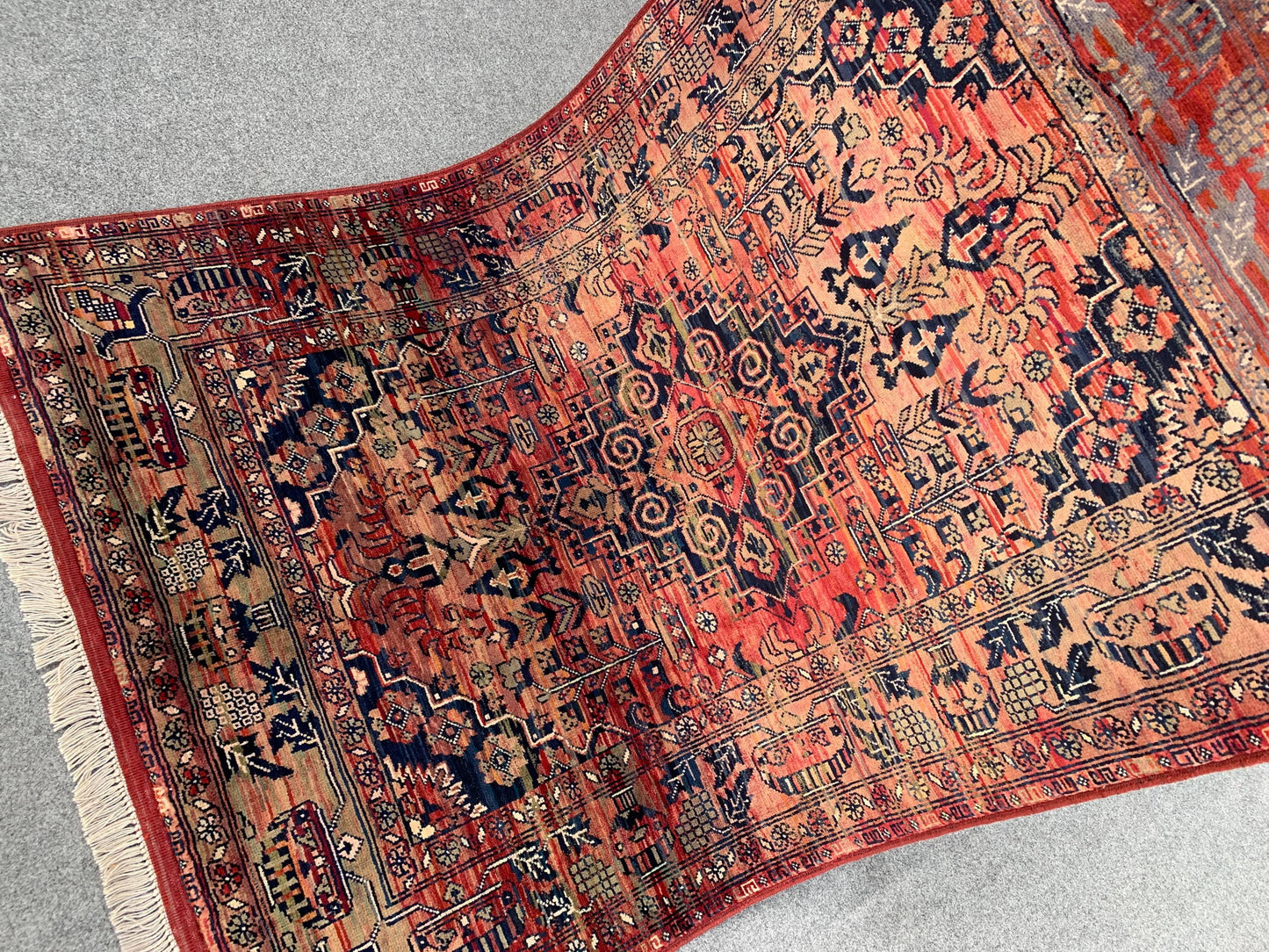 Vintage Rug, 3x5 Ft Afghan Hand Knotted Rug, Bukhara design Rug, Oriental Turkmen Rug, Good Pile Wool Rug, Best for Bedroom Living Room Rug.