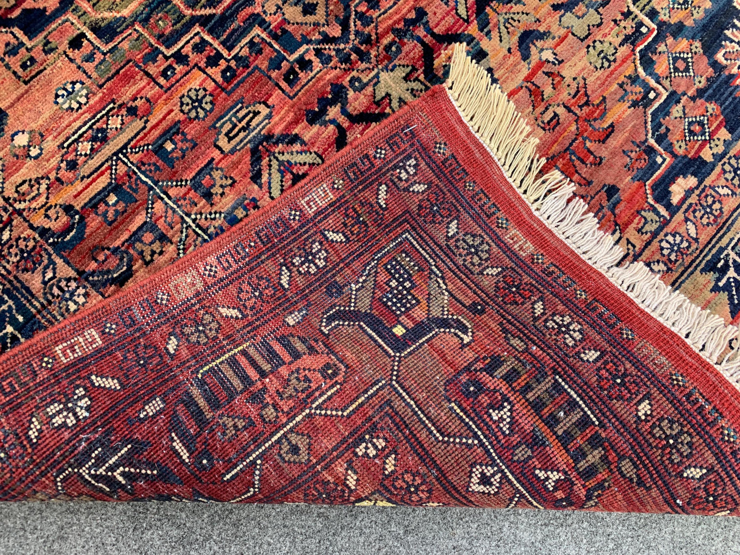 Vintage Rug, 3x5 Ft Afghan Hand Knotted Rug, Bukhara design Rug, Oriental Turkmen Rug, Good Pile Wool Rug, Best for Bedroom Living Room Rug.