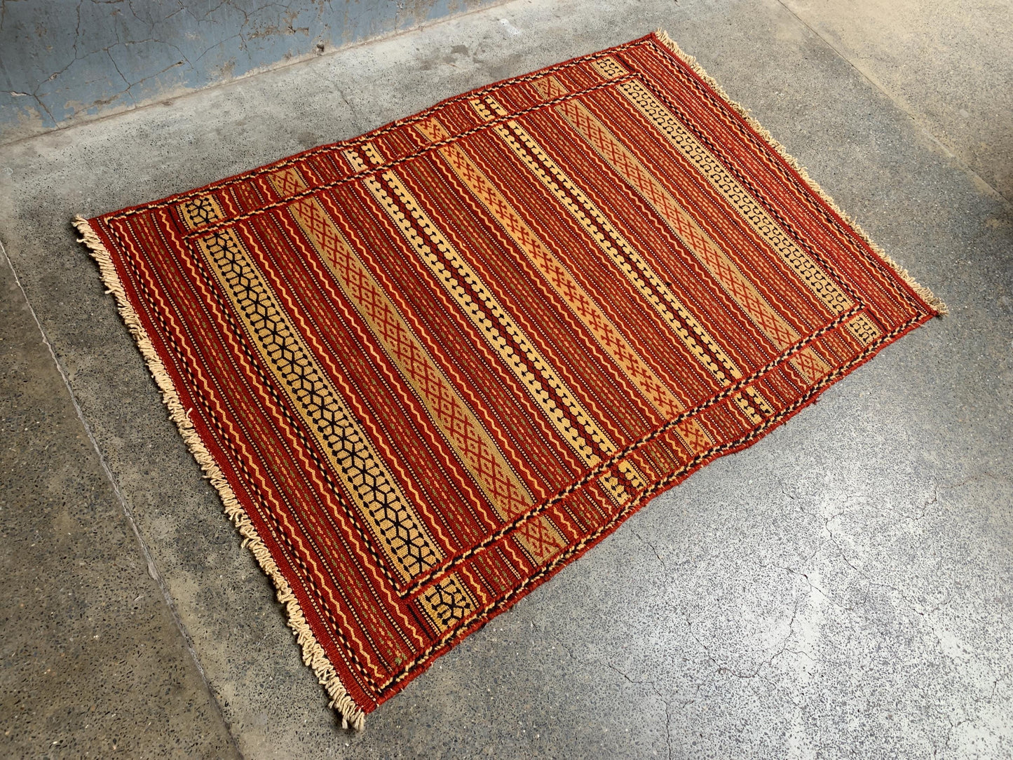 3x5 Ft Antique laghari design kilim Rug, Afghan Handmade kilim Rug, Flatweave kilim Rug, Oriental Vintage kilim Rug, Kitchen Rug Hallway Rug