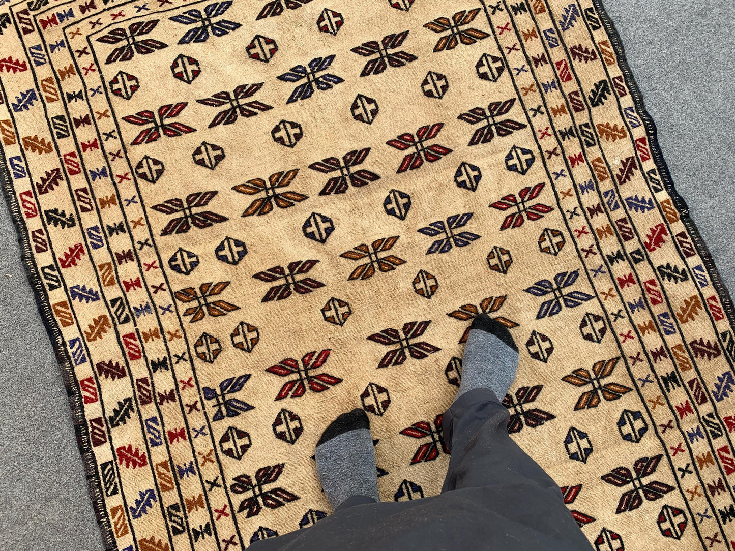 4x7 Antique Soumak kilim Rug, Afghan Handmade Vintage kilim Rug, Turkmen Soumak Rug, Oriental Wool Rug, Wall Decor Rug, Bedroom Hallway Rug.