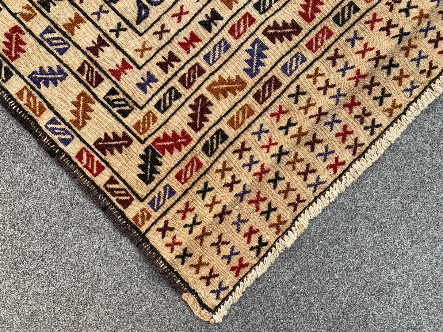 4x7 Antique Soumak kilim Rug, Afghan Handmade Vintage kilim Rug, Turkmen Soumak Rug, Oriental Wool Rug, Wall Decor Rug, Bedroom Hallway Rug.