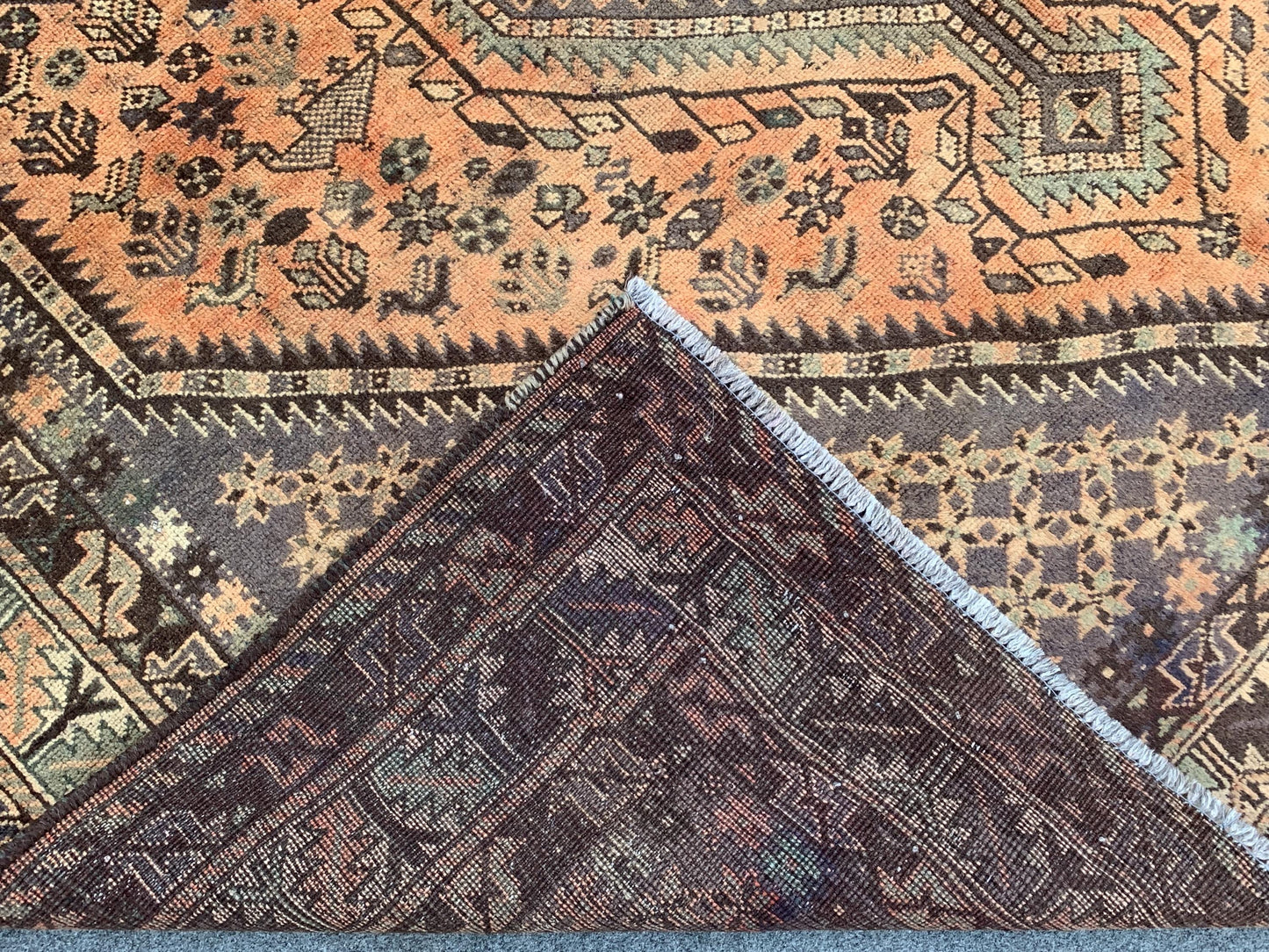 7x10 Ft Antique Caucasian Rug, Hand knotted Wool Rug, Vintage Afghan Rug, Tribal Oriental Rug, Home Decor Rug, Bedroom Rug, Living Room Rug.