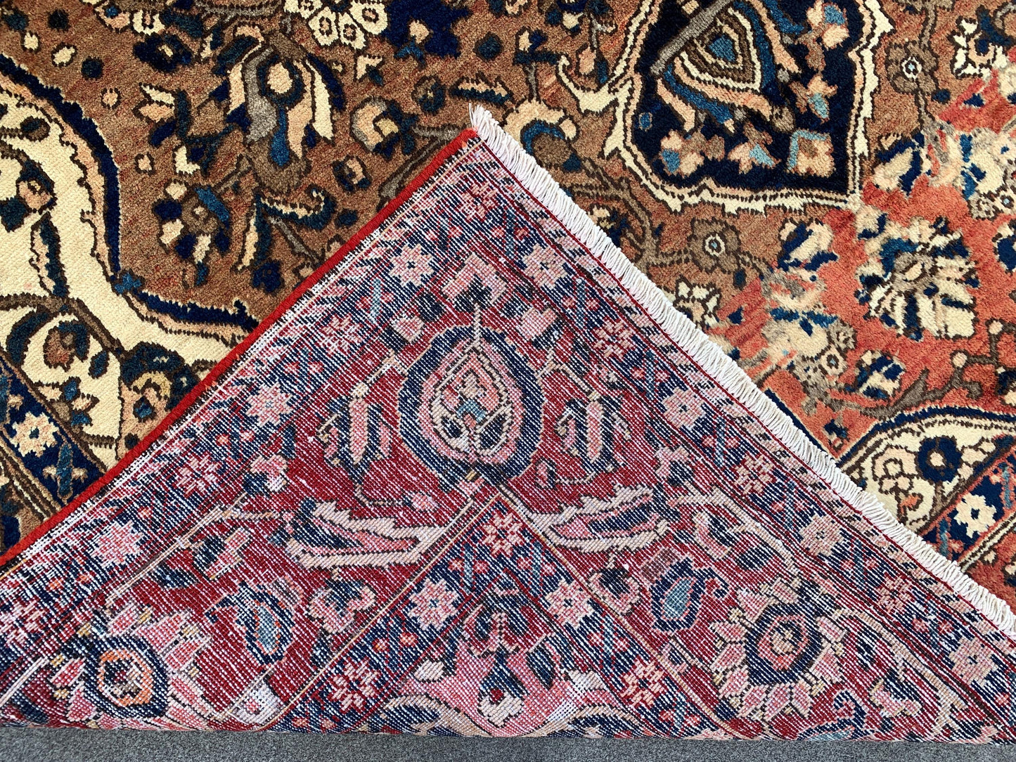 Antique Rug 7x10 Ft Afghan Hand knotted Rug, One of a kind Vintage Rug, Geometric Area Rug Tribal Oriental Rug, Bedroom Rug Living Room Rug.