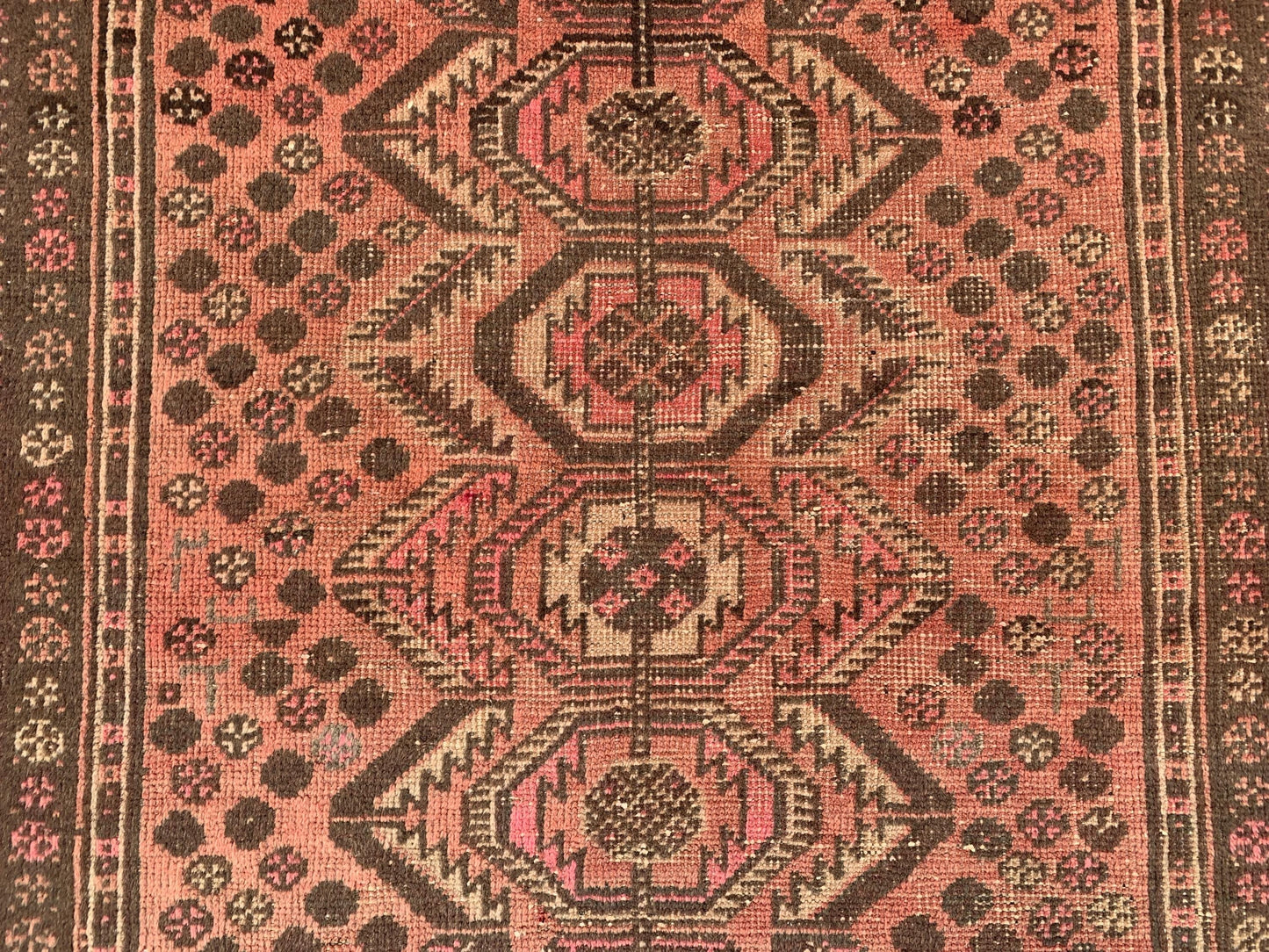 4x5 Ft Antique Caucasian Rug, Afghan Handmade Rug, Low Pile Rug, Oriental Vintage Rug, Turkmen Tribal Rug, Bedroom Rug, Kitchen Hallway Rug.