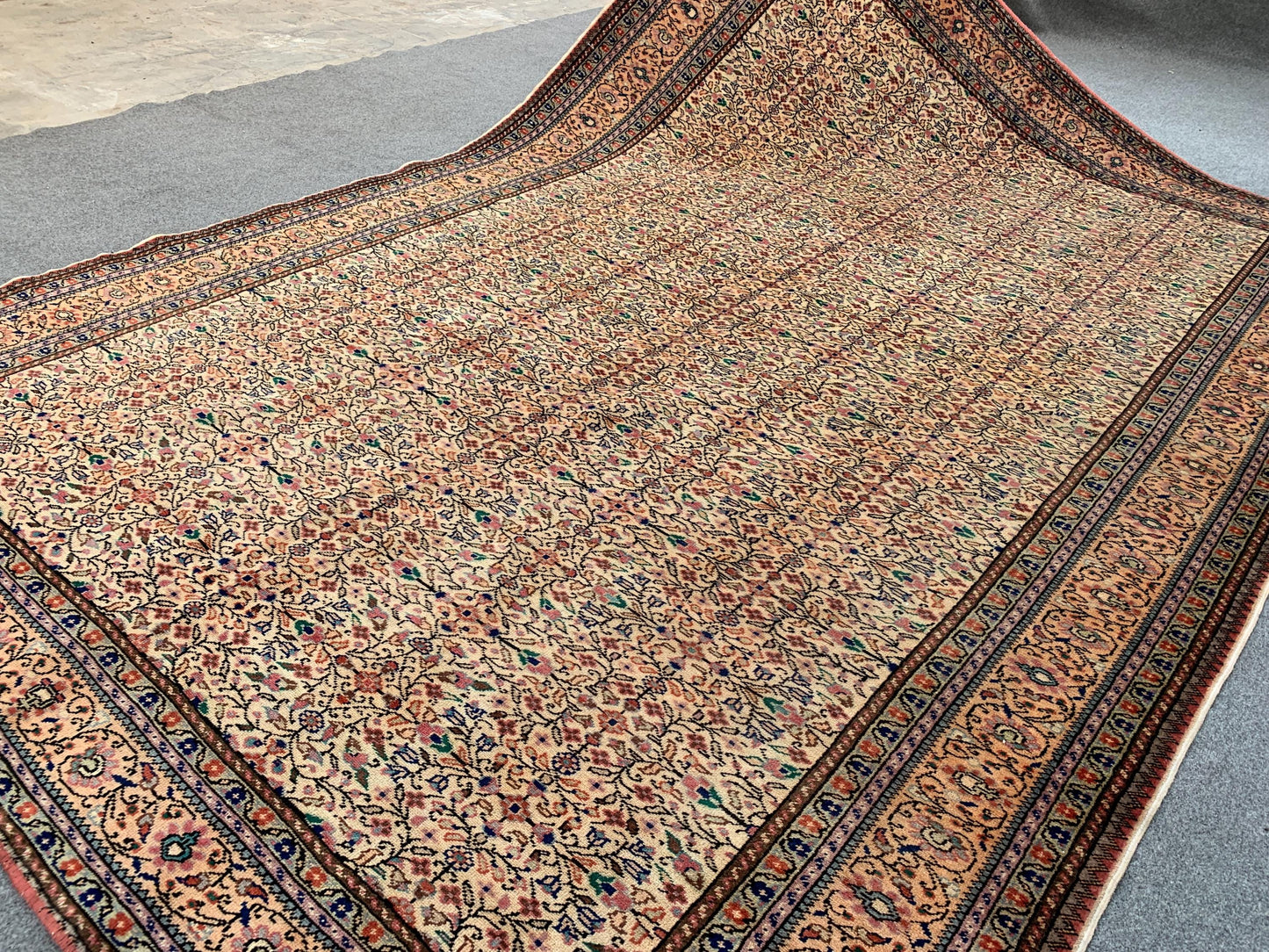 Amazing Turkish Rug, 6x9 Ft Hand knotted Vintage Wool Rug, Good Quality Turkish Rug, Home Decoration Rug, Dining Table Rug, Living Room Rug.