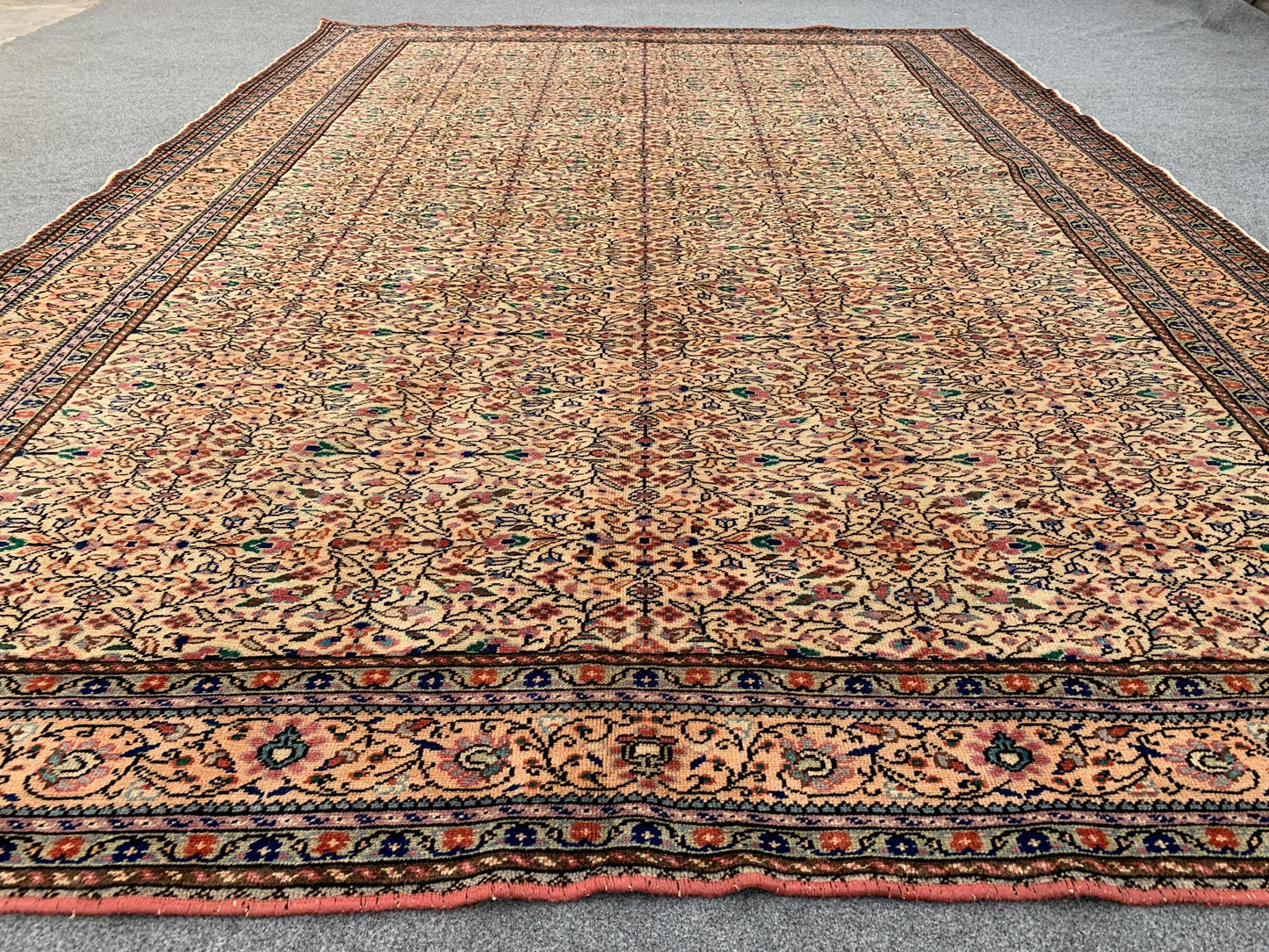 Amazing Turkish Rug, 6x9 Ft Hand knotted Vintage Wool Rug, Good Quality Turkish Rug, Home Decoration Rug, Dining Table Rug, Living Room Rug.