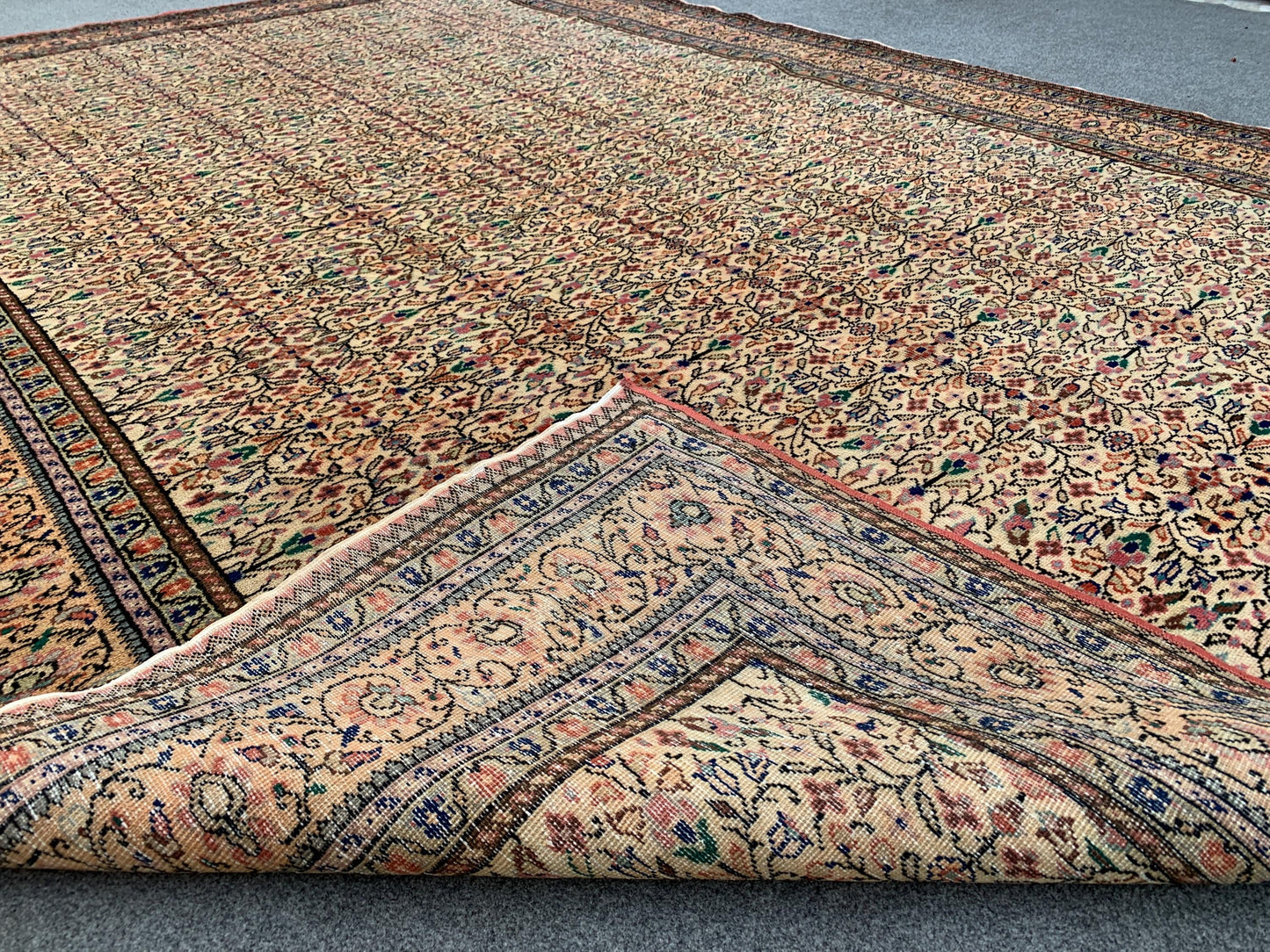 Amazing Turkish Rug, 6x9 Ft Hand knotted Vintage Wool Rug, Good Quality Turkish Rug, Home Decoration Rug, Dining Table Rug, Living Room Rug.