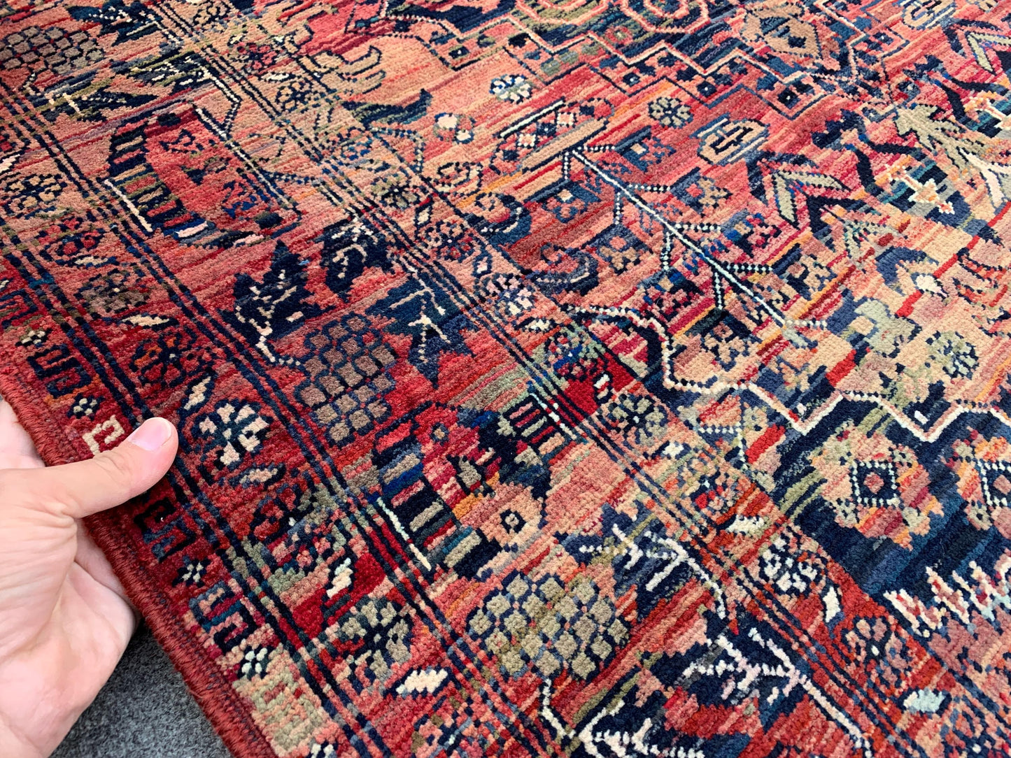 Vintage Rug, 3x5 Ft Afghan Hand Knotted Rug, Bukhara design Rug, Oriental Turkmen Rug, Good Pile Wool Rug, Best for Bedroom Living Room Rug.