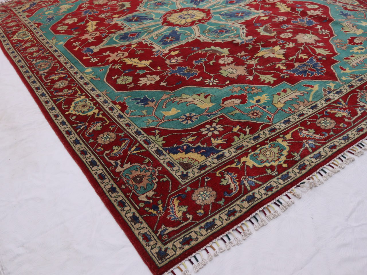 9x12 Ft Afghan Handmade Kazak Rug,handmade wool rug ,modern rug,