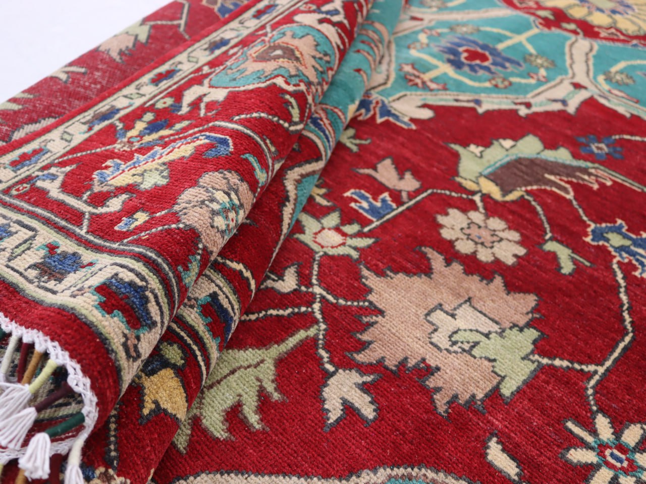 9x12 Ft Afghan Handmade Kazak Rug,handmade wool rug ,modern rug,