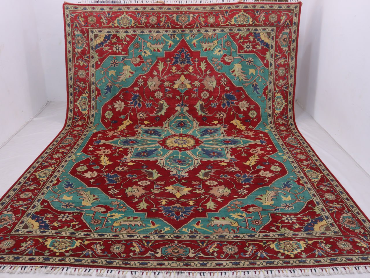 9x12 Ft Afghan Handmade Kazak Rug,handmade wool rug ,modern rug,