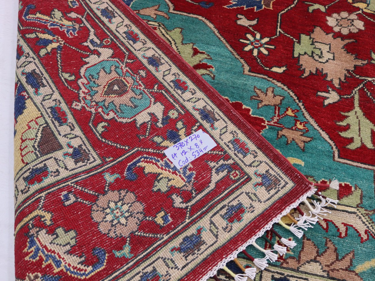 9x12 Ft Afghan Handmade Kazak Rug,handmade wool rug ,modern rug,