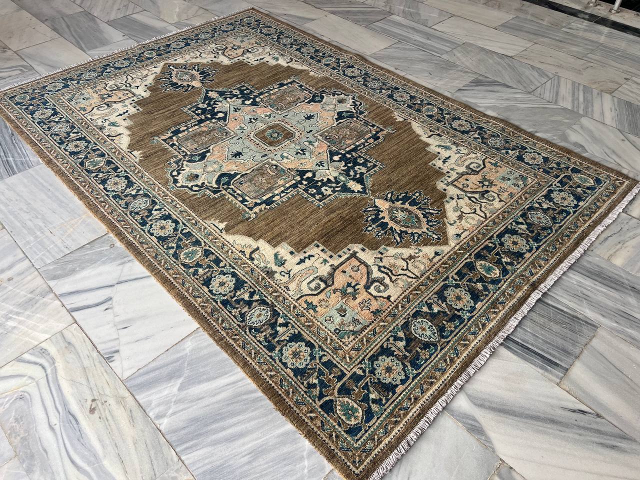 6x9 ft afghan handmade chobi haris rug, one of kind rug,living room rug ,