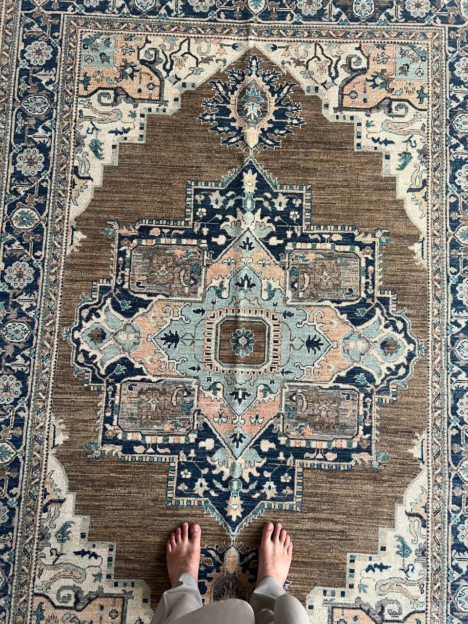 6x9 ft afghan handmade chobi haris rug, one of kind rug,living room rug ,