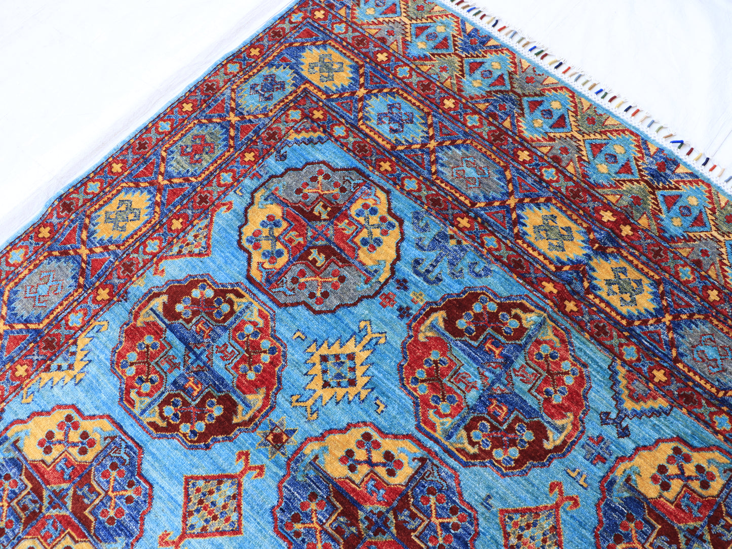 6x8 ft Blue Vaziri Area Rug