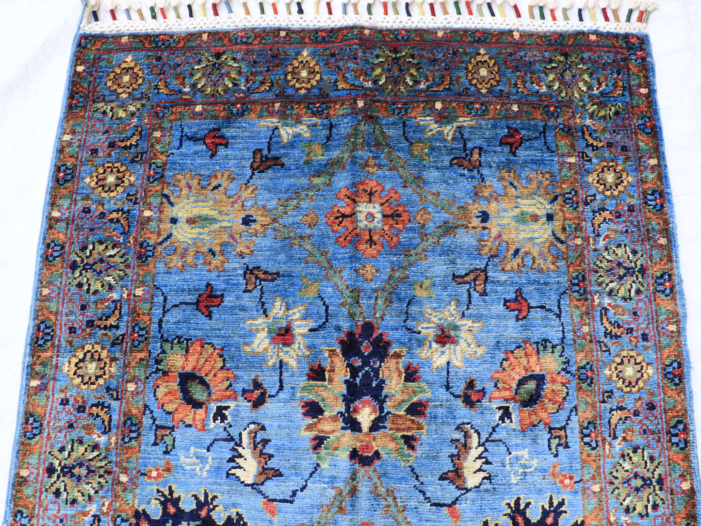 3x5 ft Blue Sarapi Area Rug