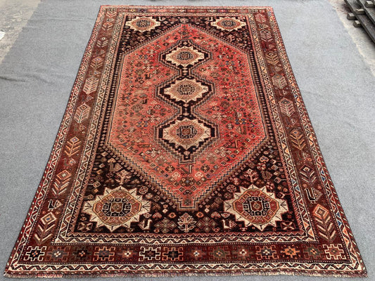 7x10 ft Caucasian Design Antique Handmade Area Rug