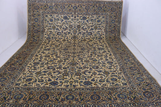 9.8 x 12.8 - Vintage Persian Style Hand Made rug.Traditional High Quality Wool Rug , Exquisite Rug